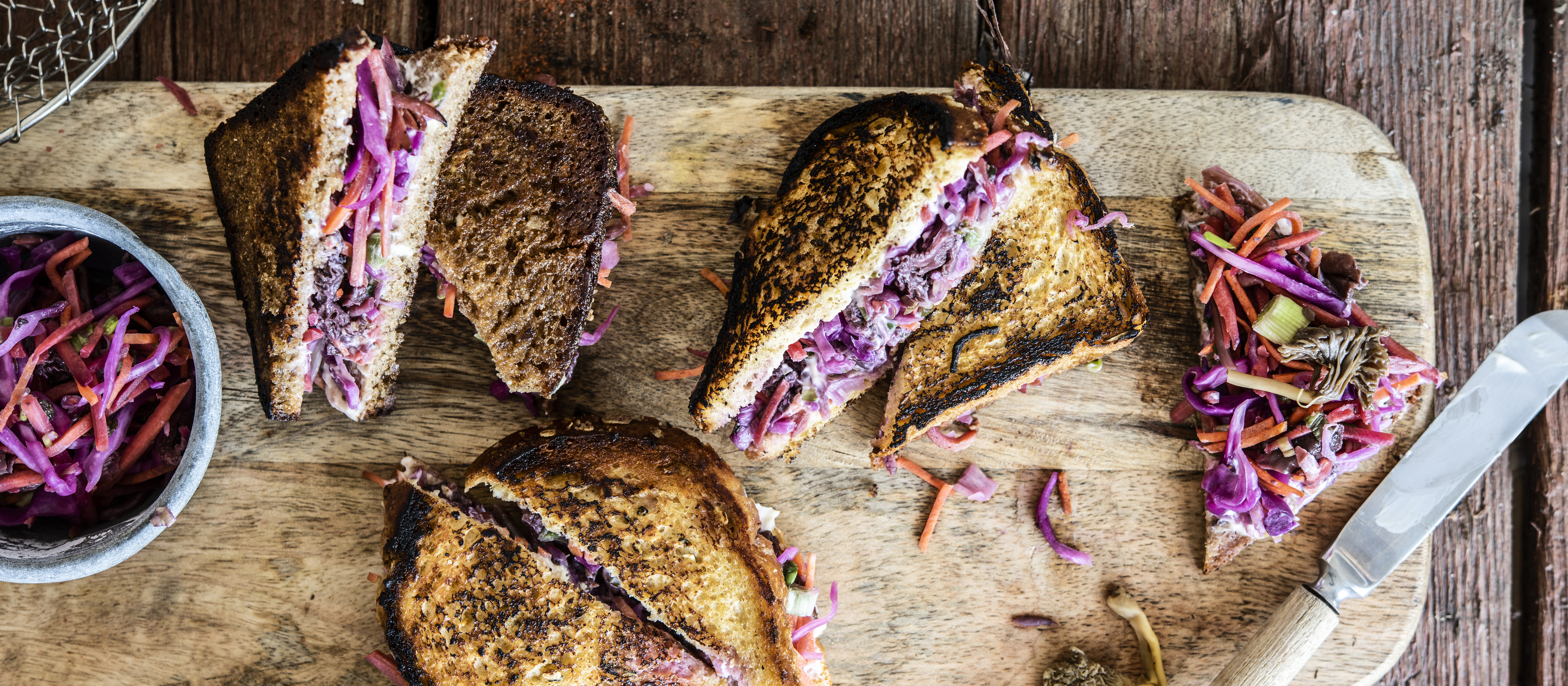 Lämpimät suppilovahveroleivät