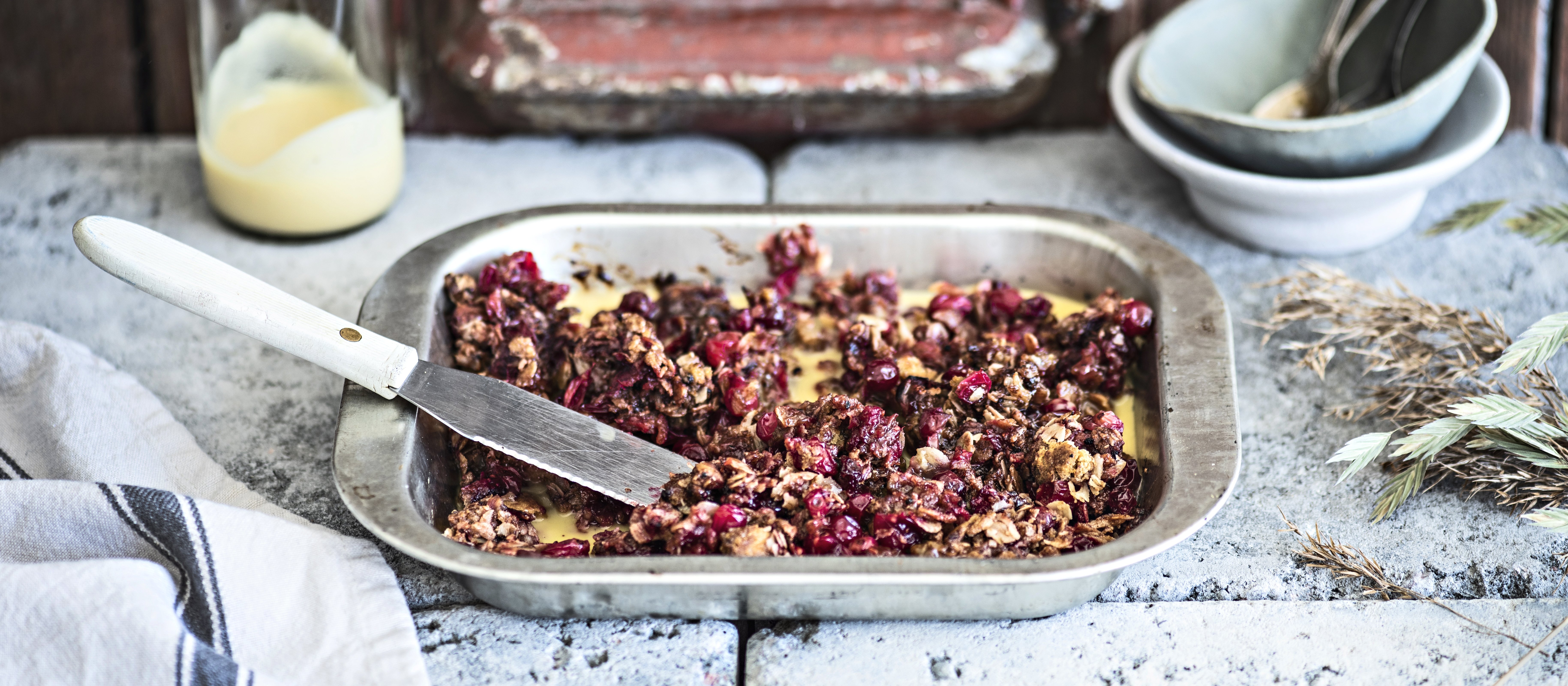 Karpalo-kaurapaistos