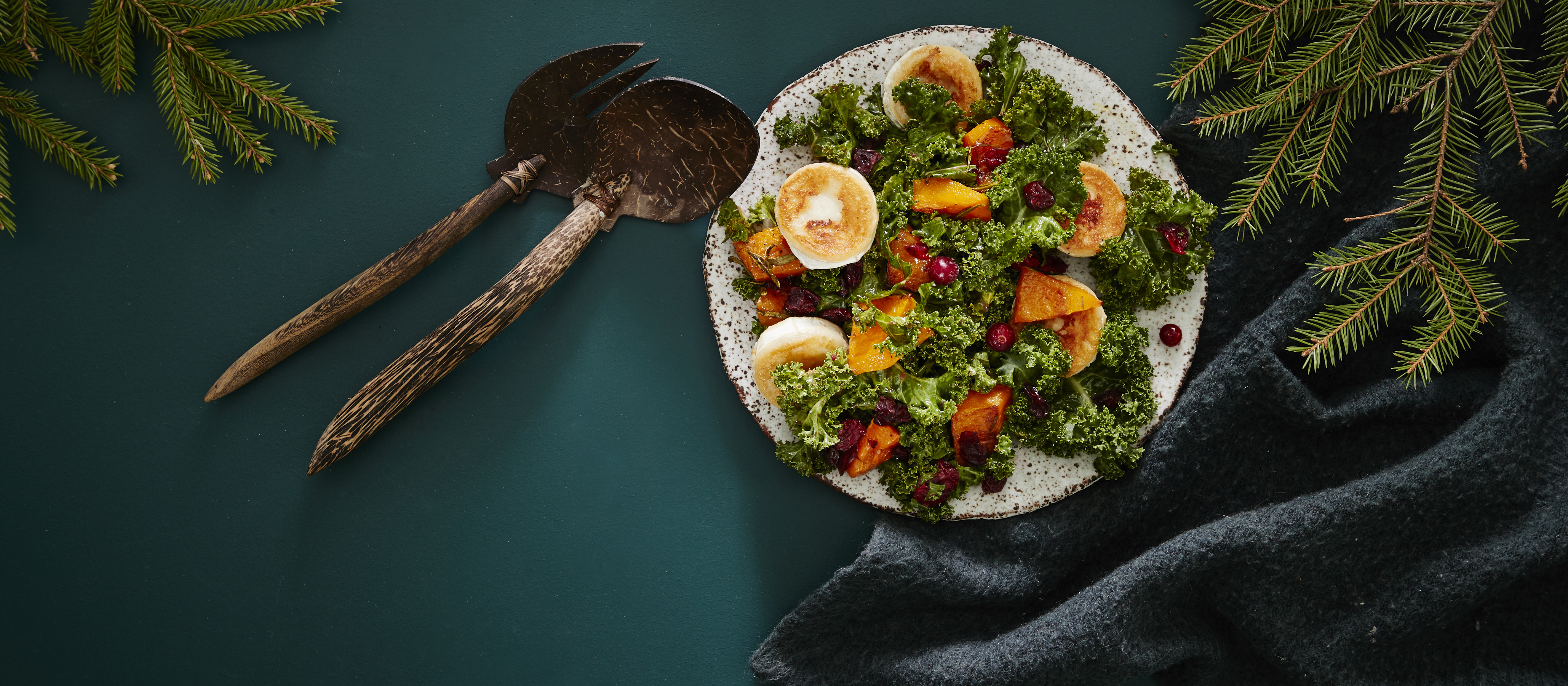 Karpalo-kurpitsasalaatti