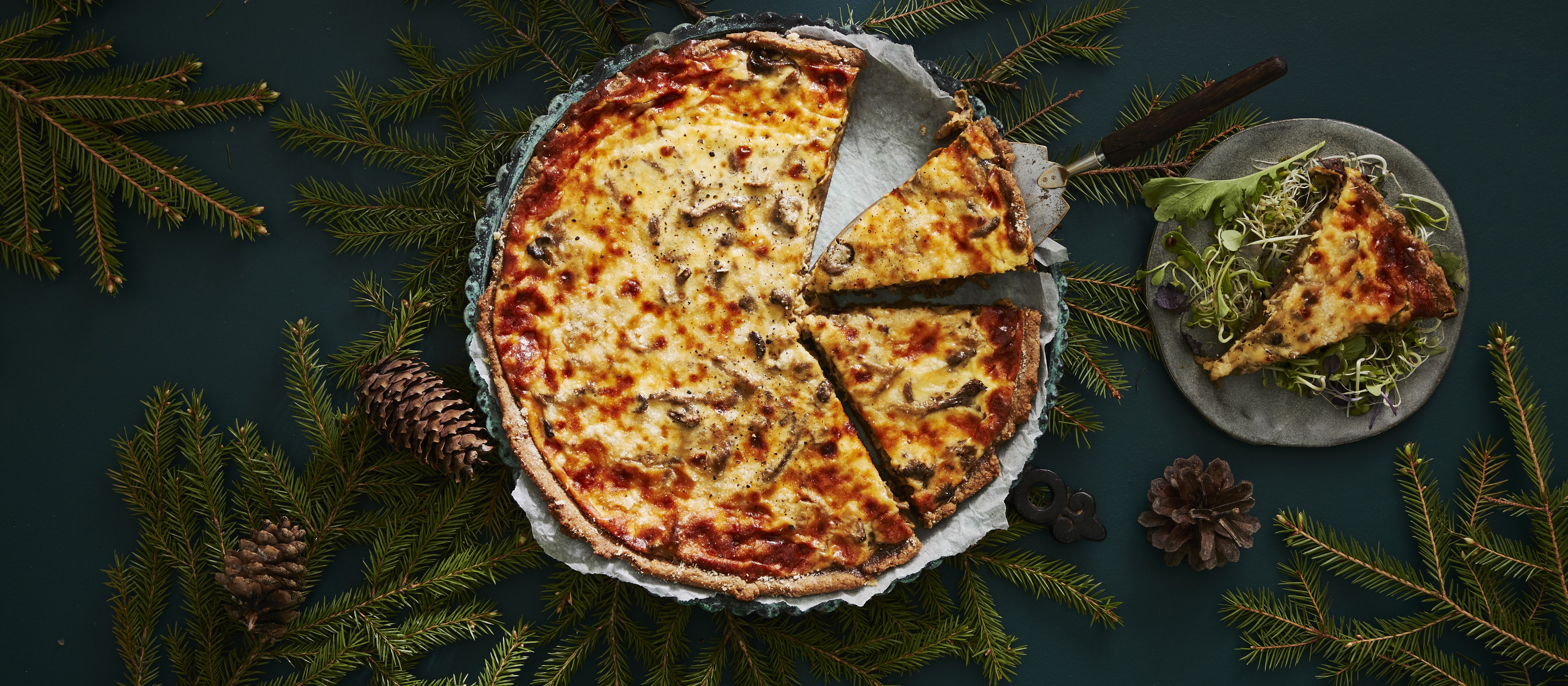 Suppilovahveropiirakka