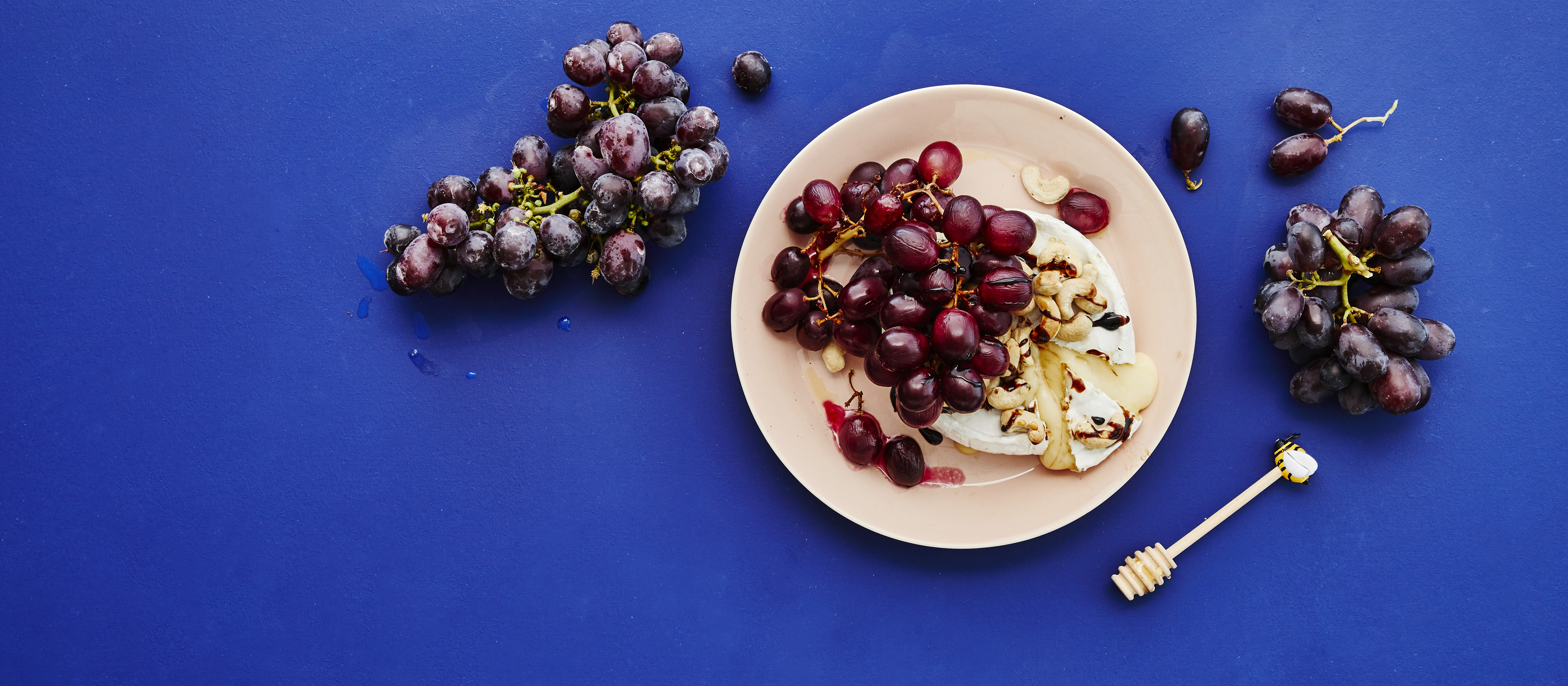 Uunibrie ja paahdetut rypäleet