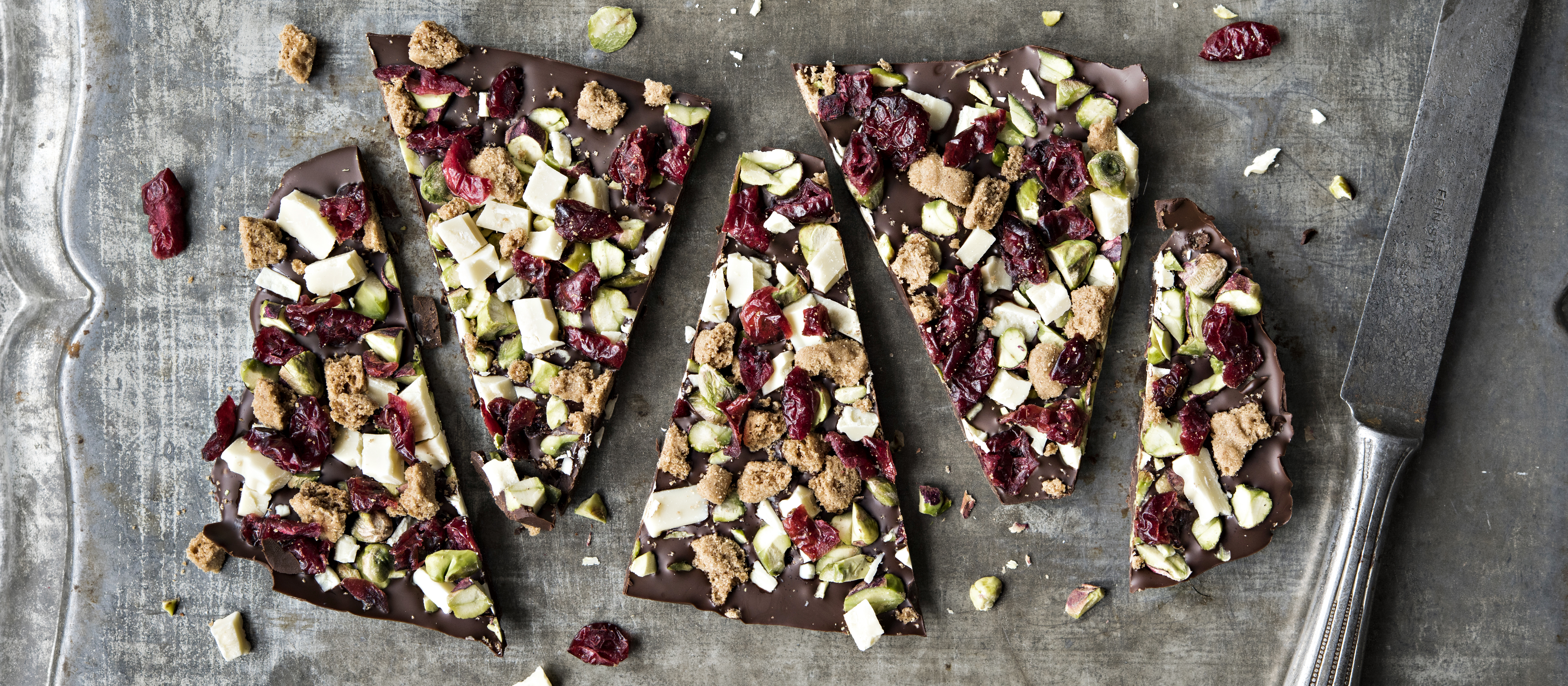 Itse tehty joulusuklaalevy