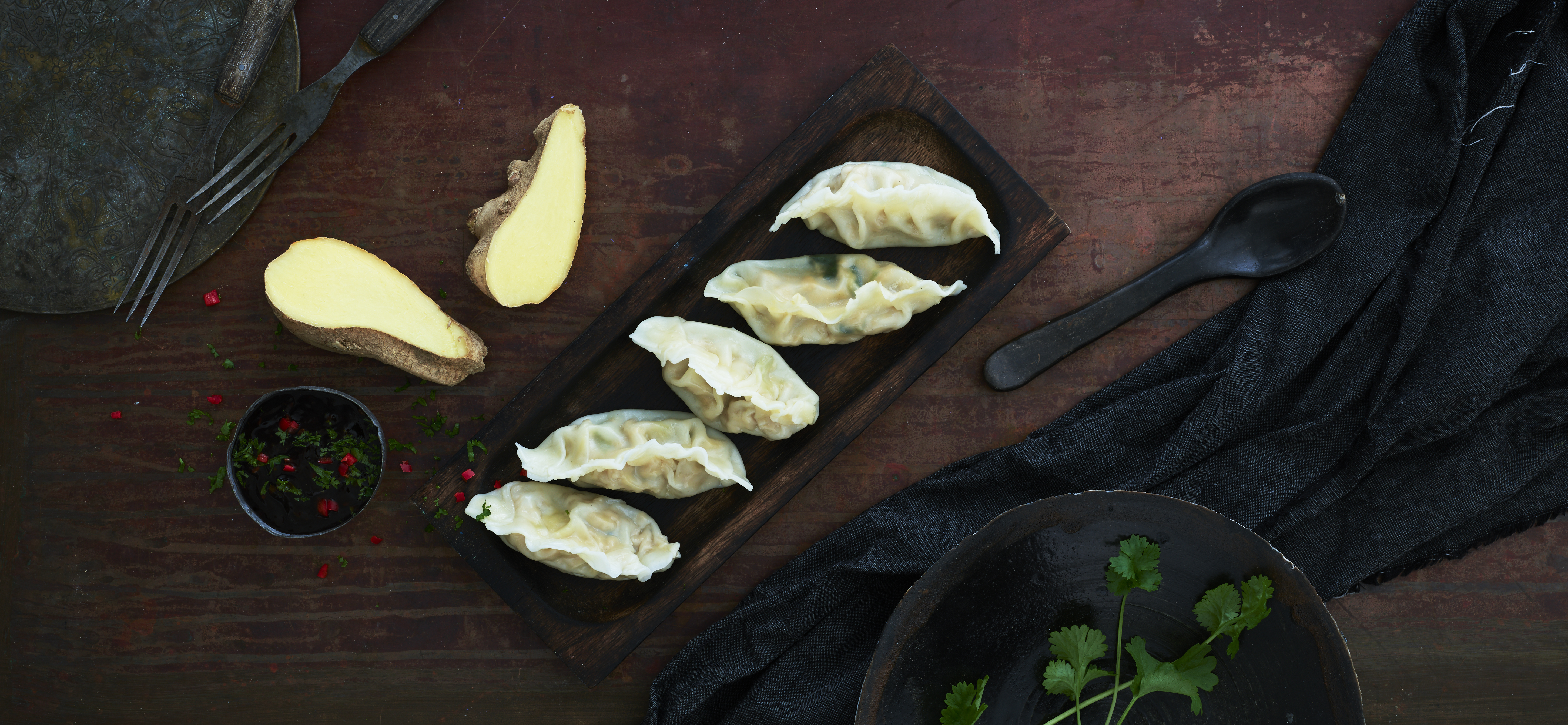 Dumplings, kanatäyte