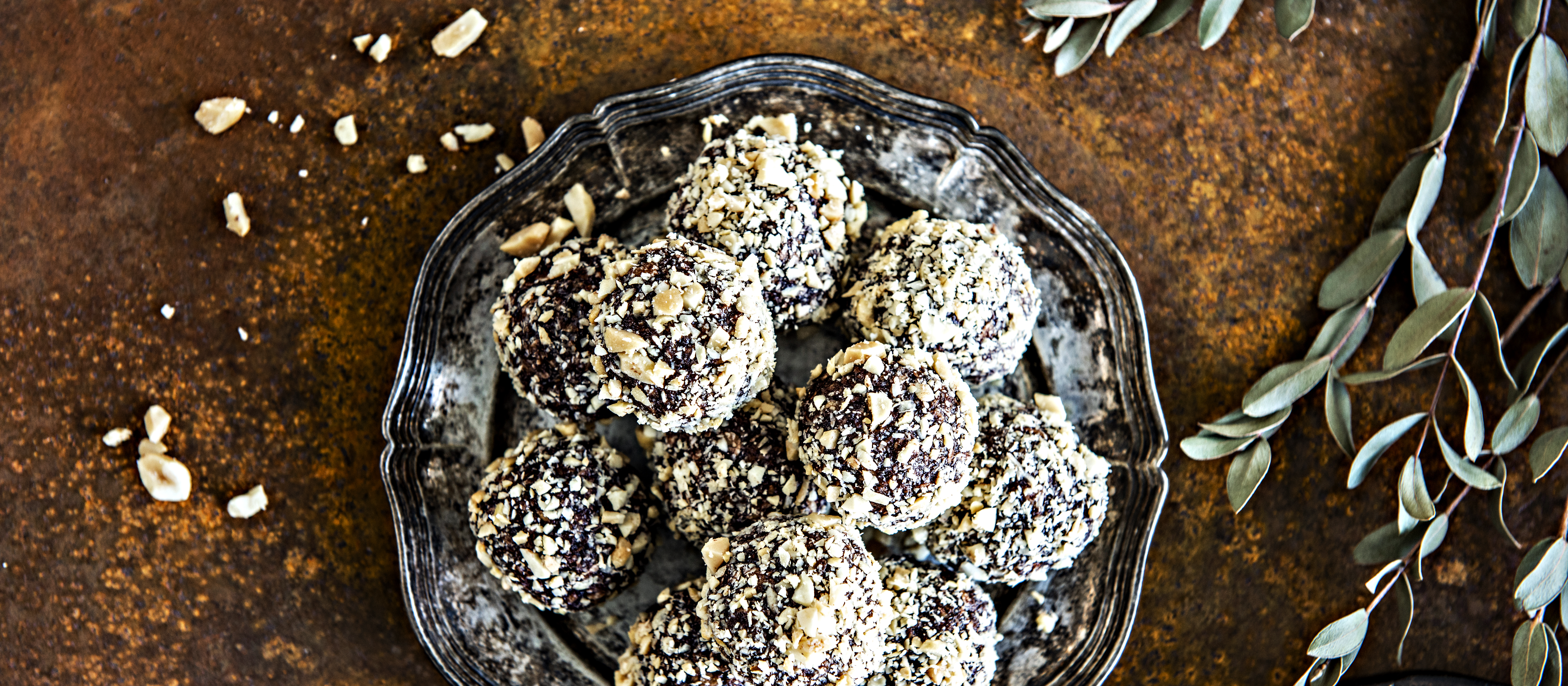 Suolapähkinä-suklaapallot