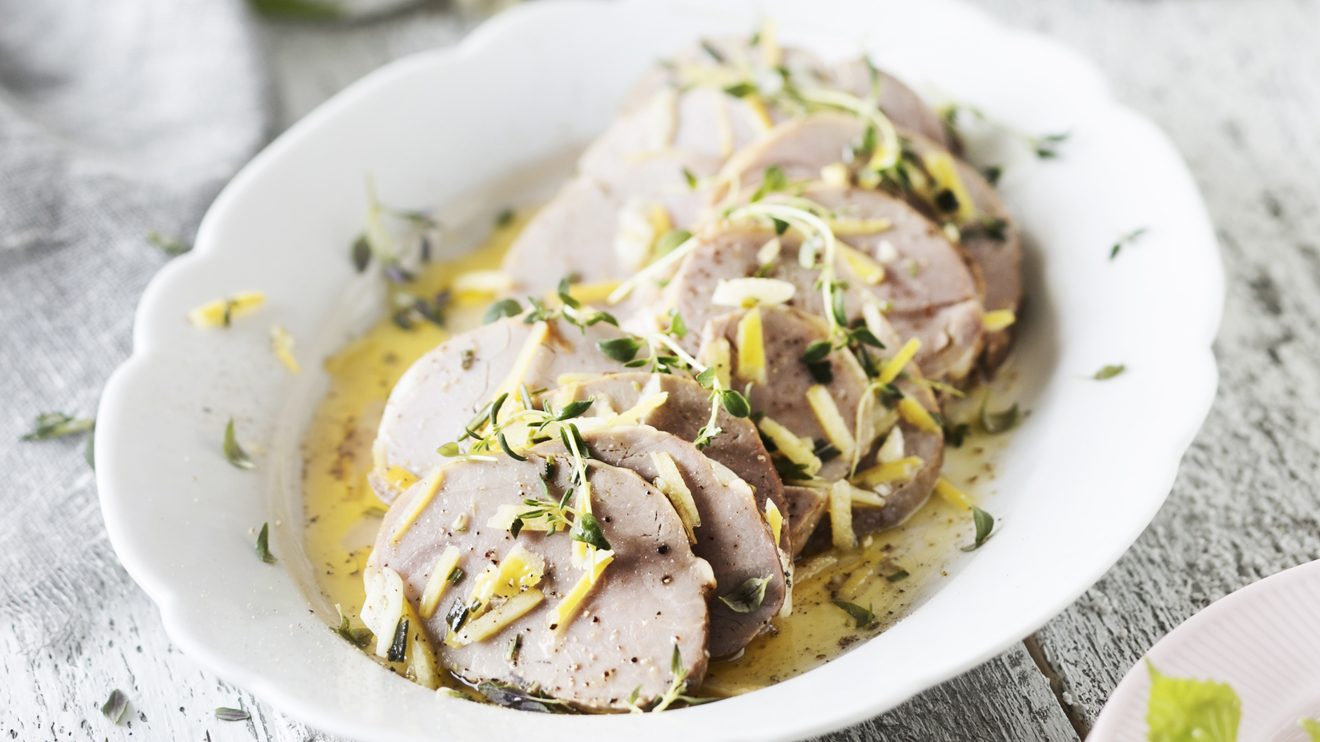 Sitruunamarinoitu porsaanfilee