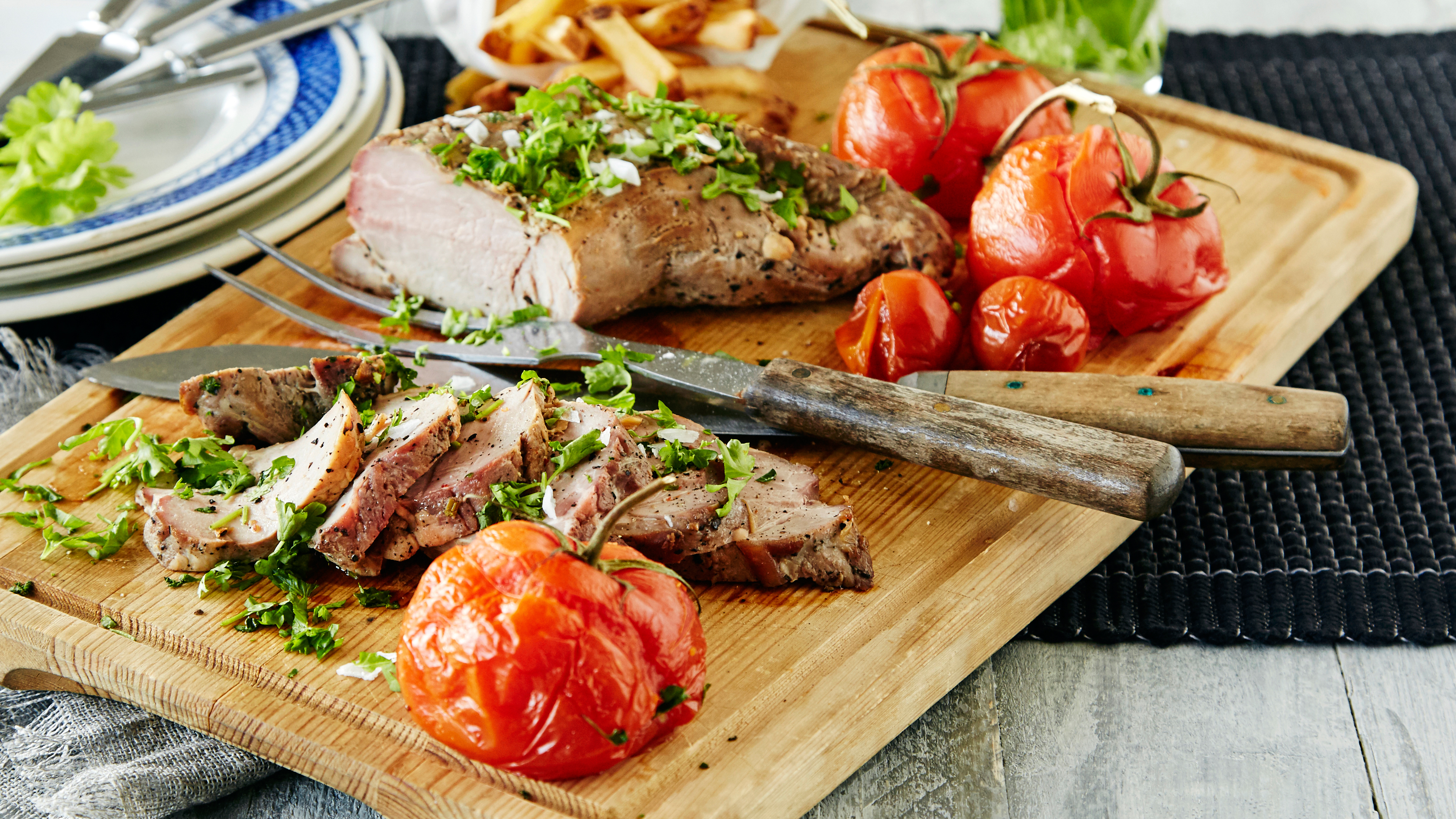 Porsaan sisäfilee grillissä