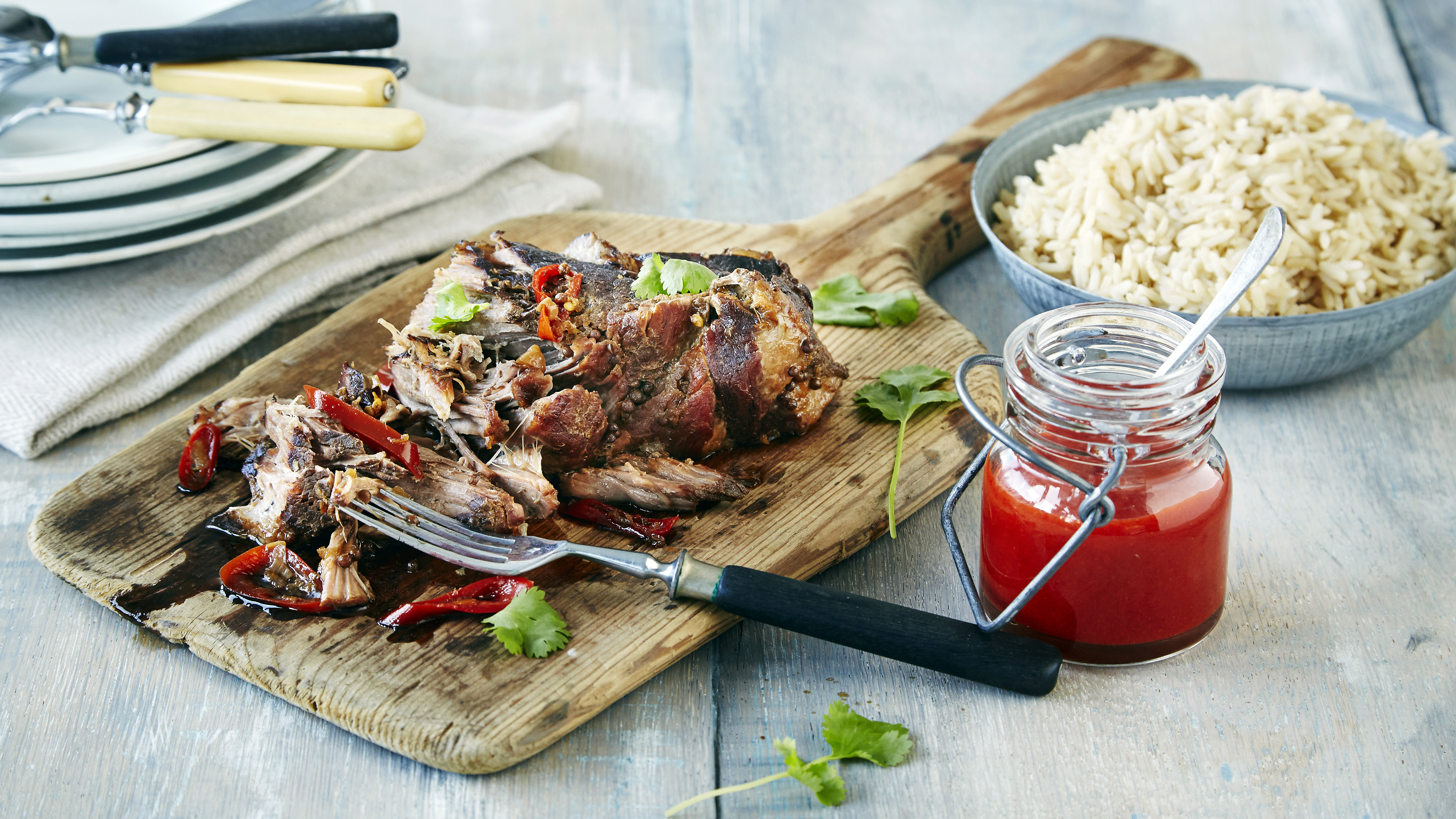 Aasialainen pulled pork