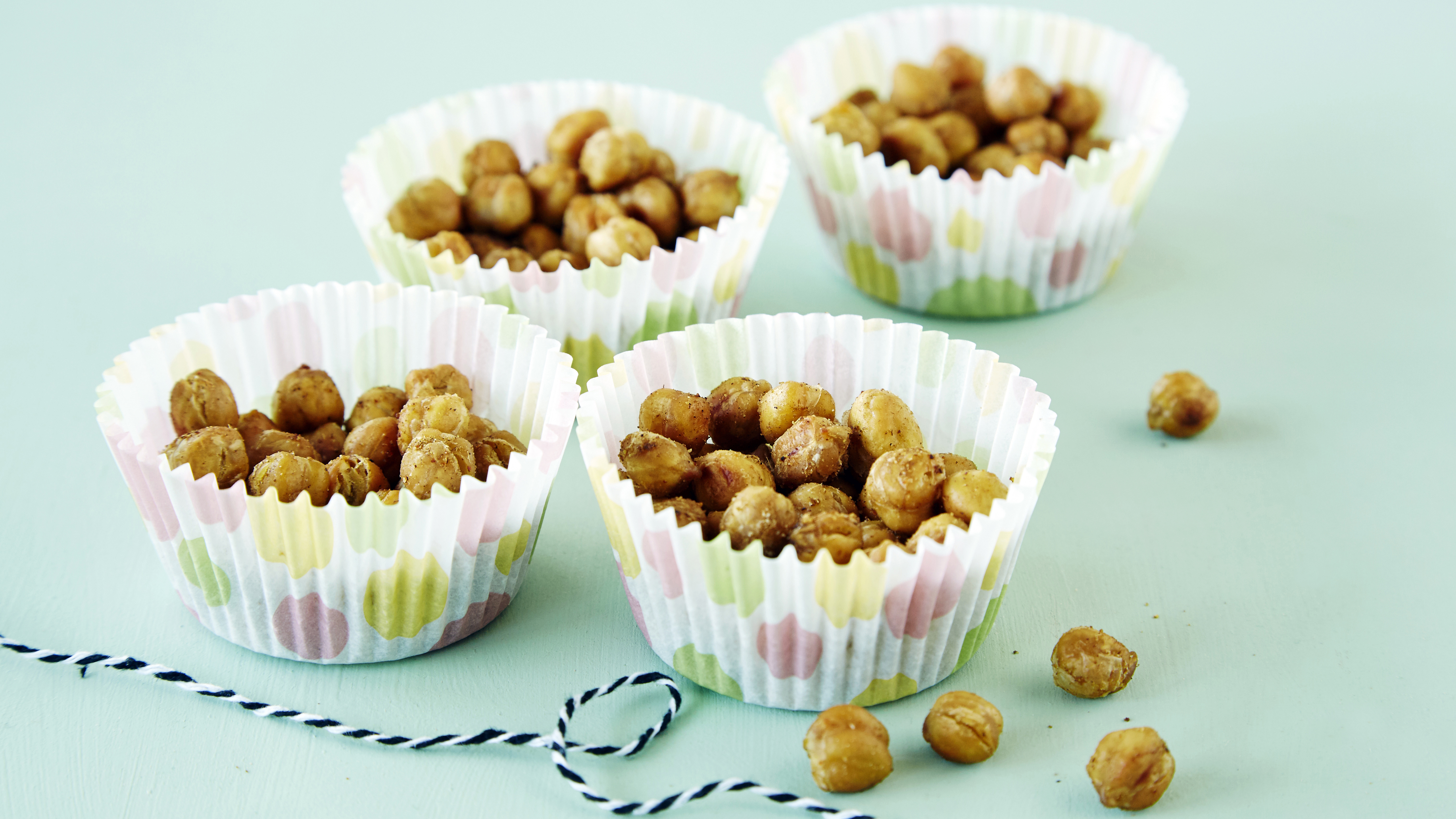 Paahdetut kikherneet