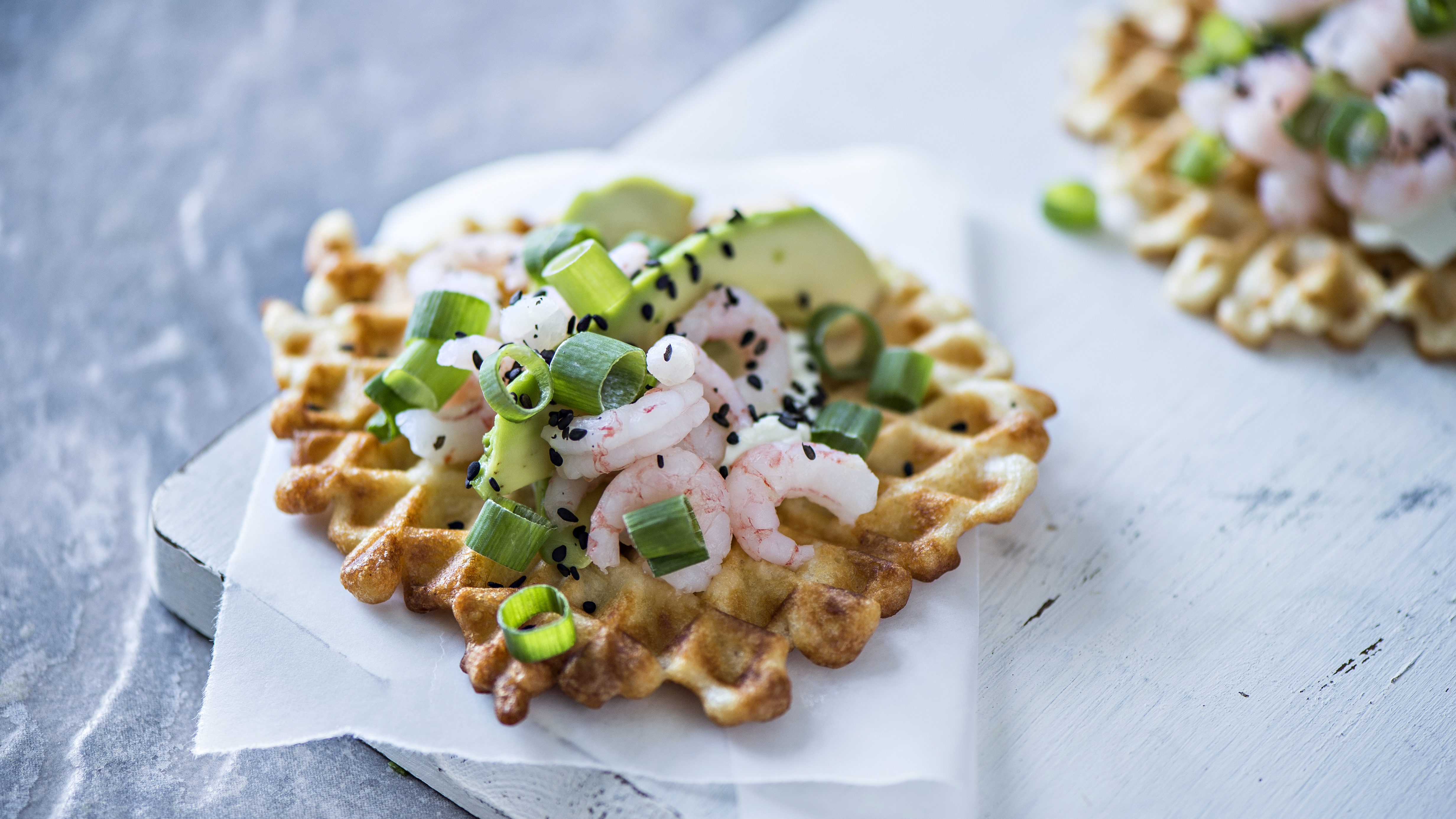 Wasabi-katkaraputäyte vohveleille