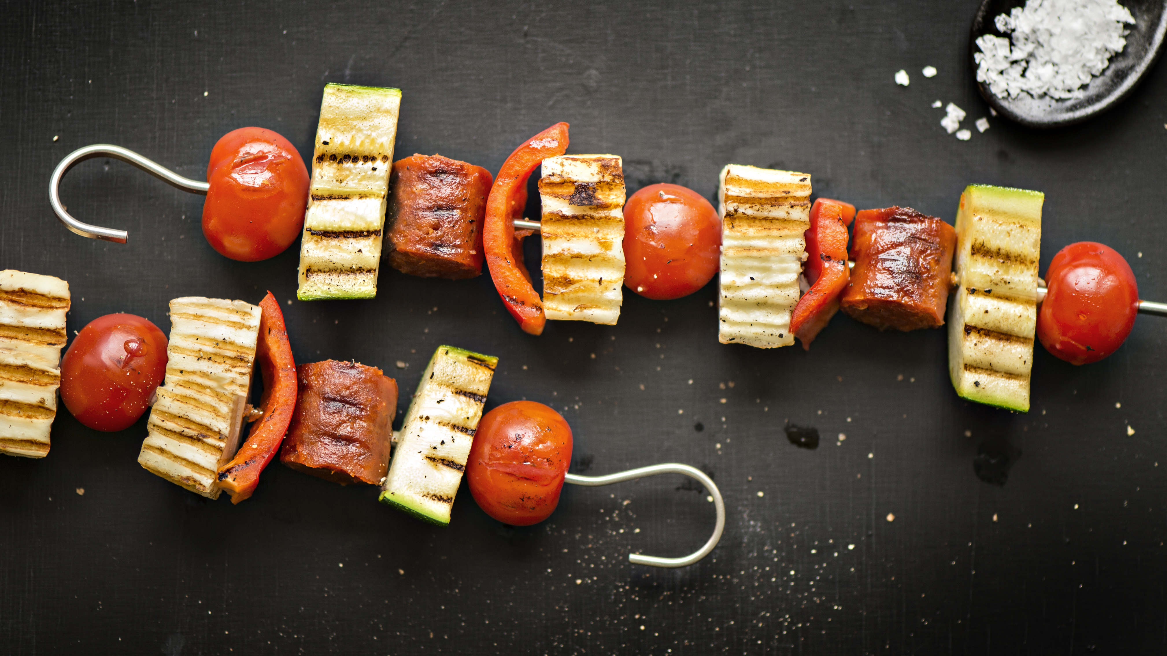 Halloumi-chorizovartaat