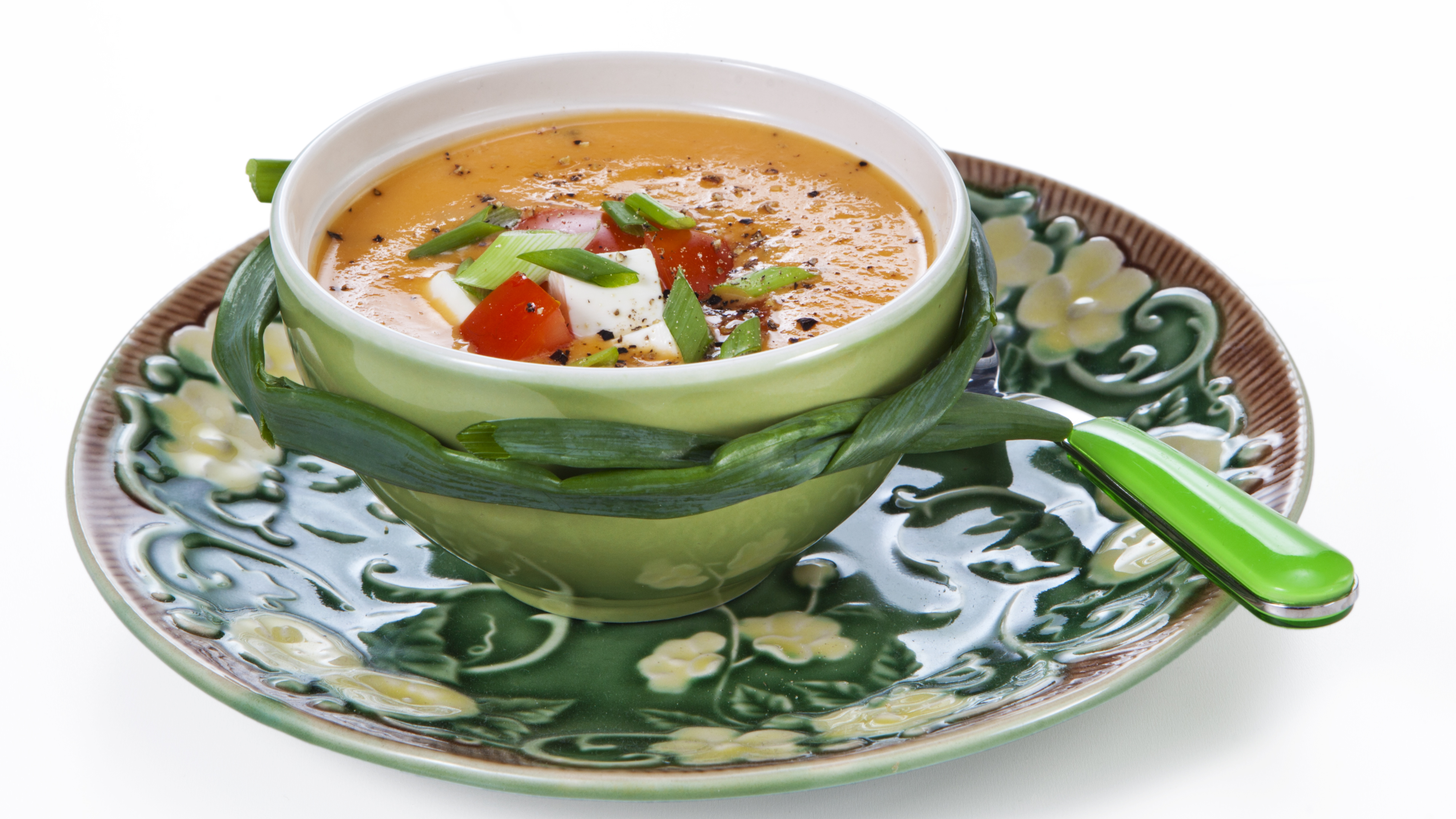 Vuohenjuustoinen bataattikeitto