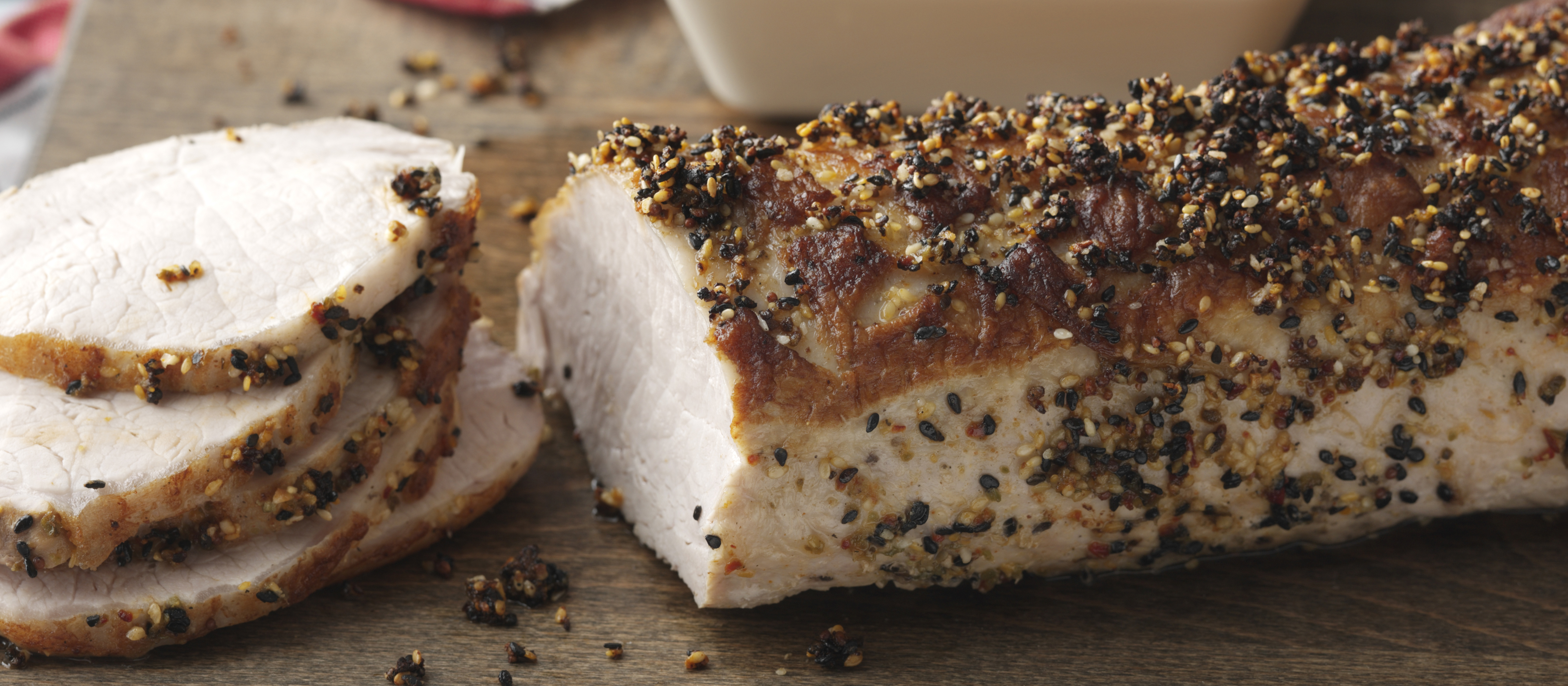 Wasabi-sesam possunfilee