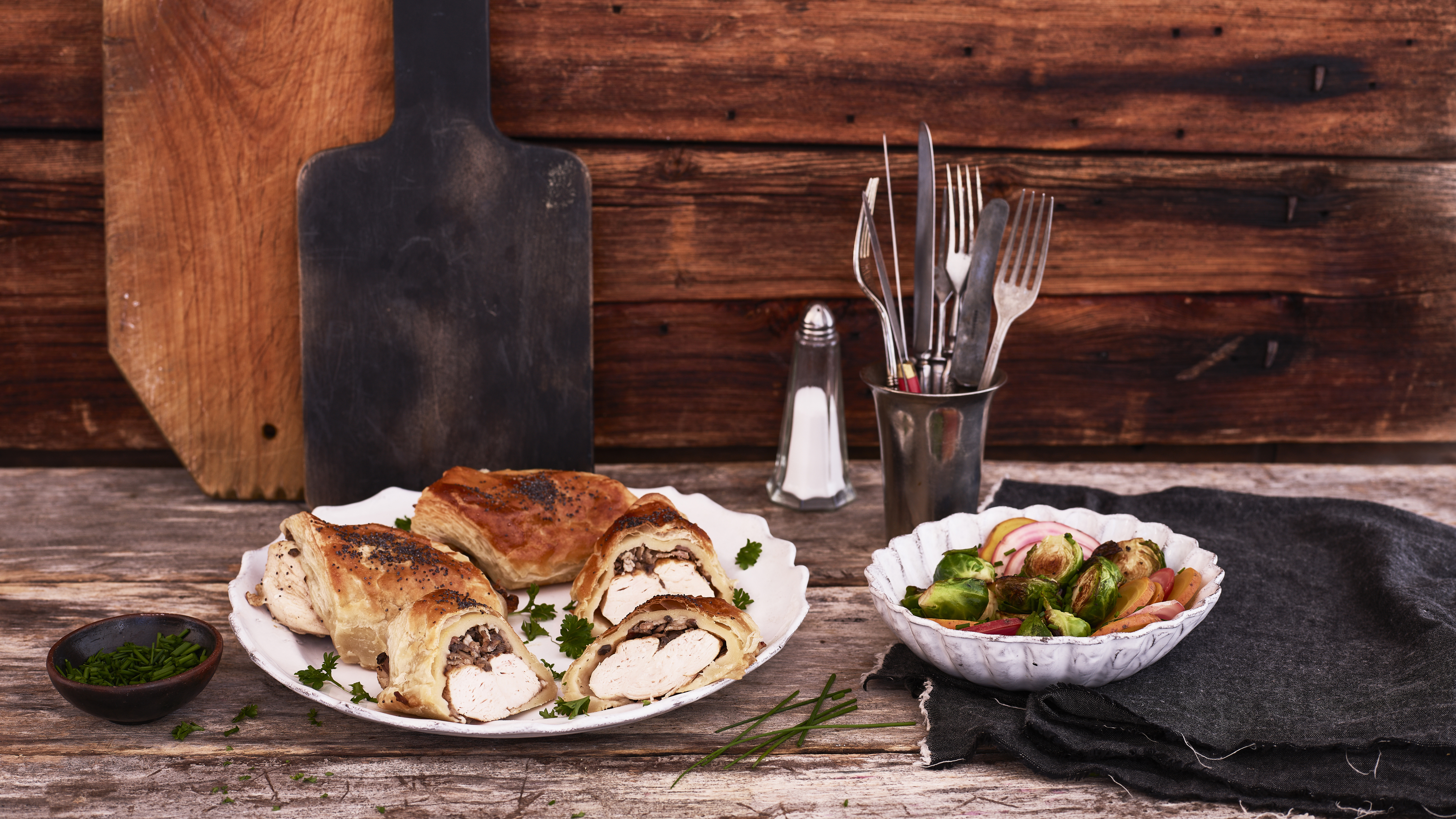 Taikinoidut broilerin rintafileet