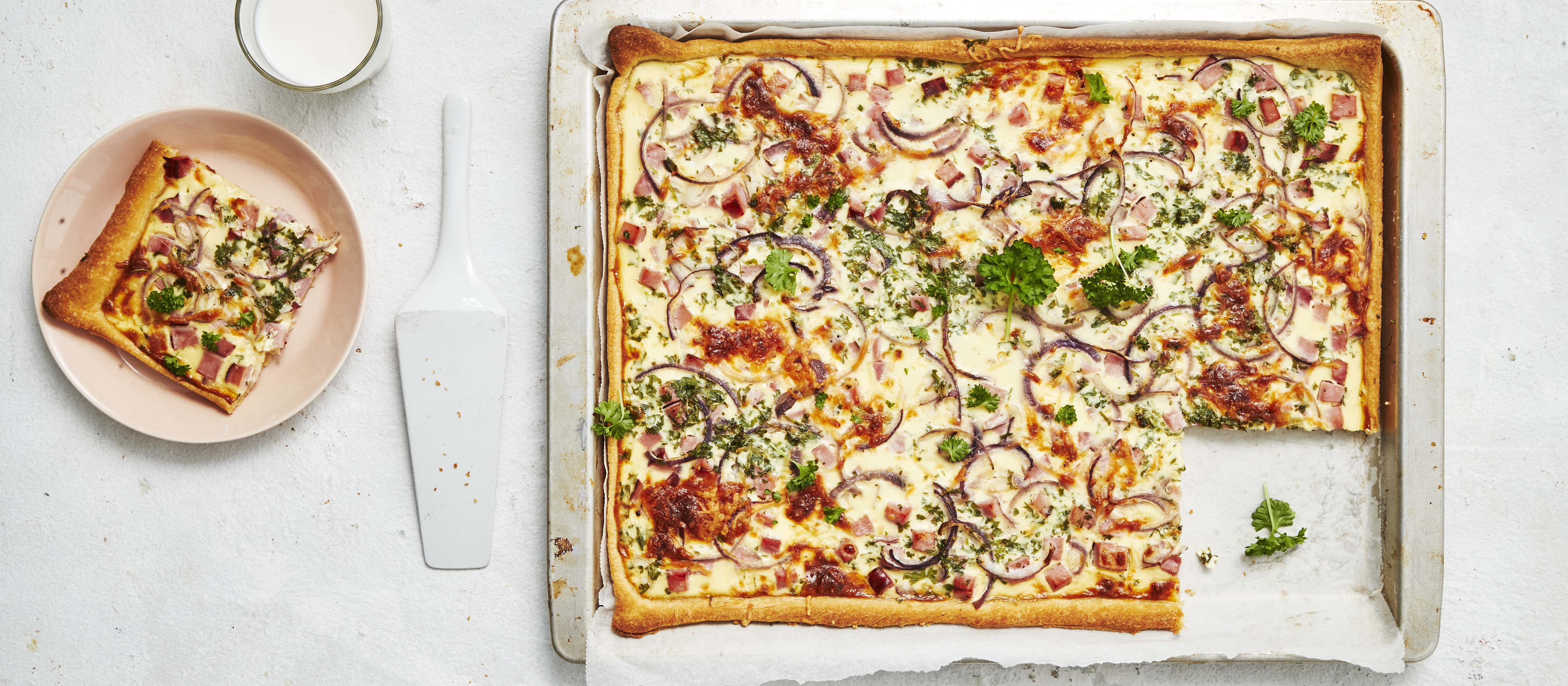 Kinkkupiirakka, pellillinen