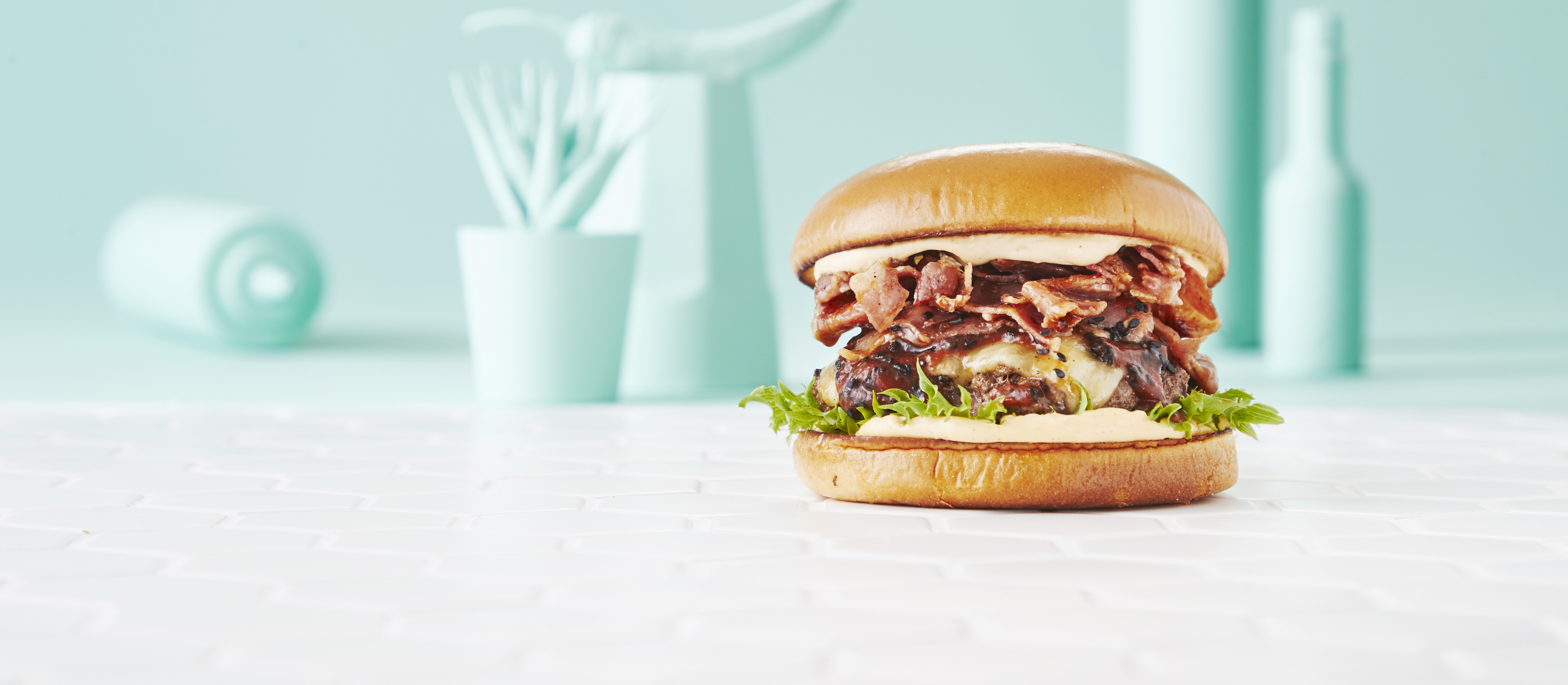 Korealainen BBQ-bulgogiburgeri