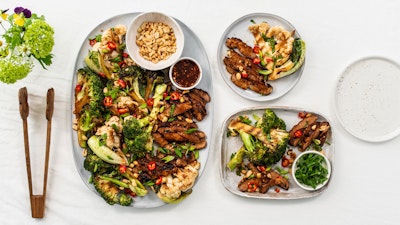 Korealainen kassler ja grillatut kaalit