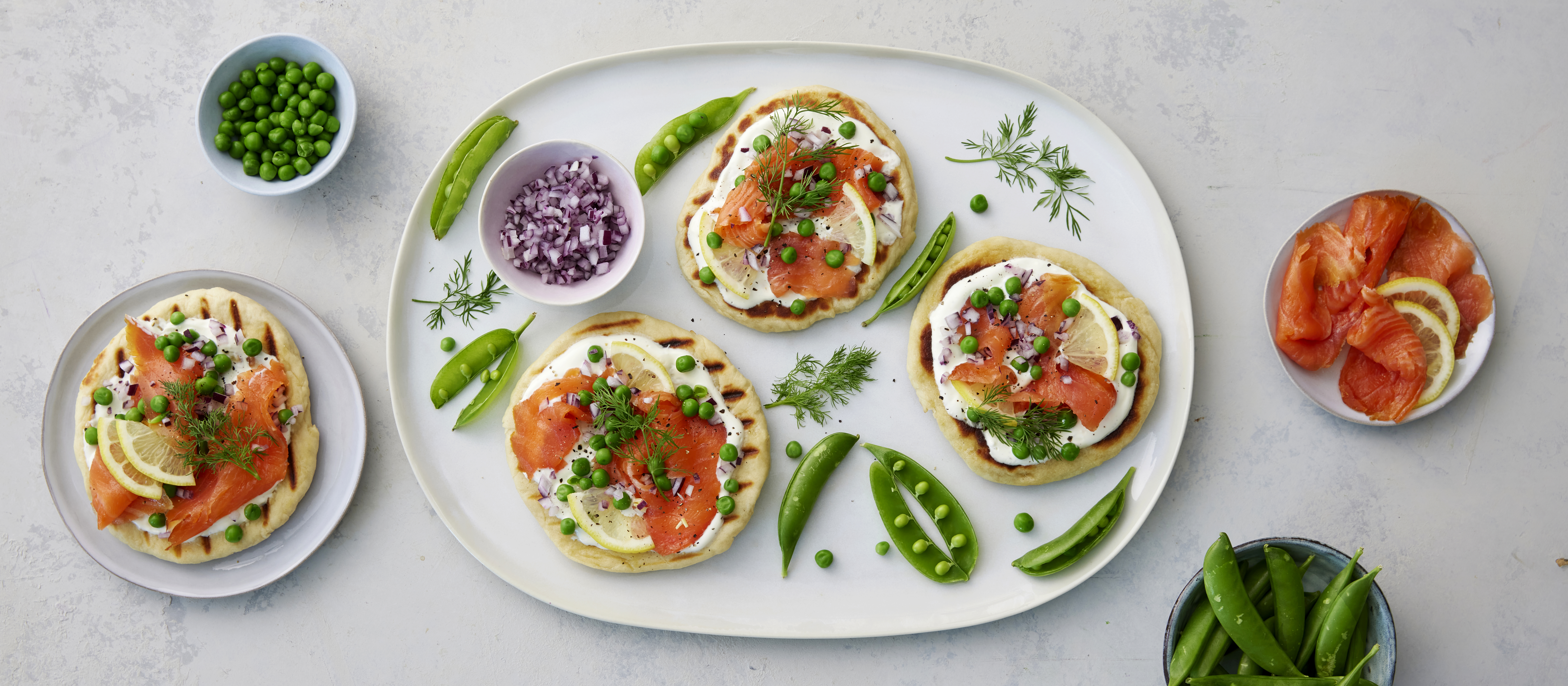 Kylmäsavulohigrillileivät