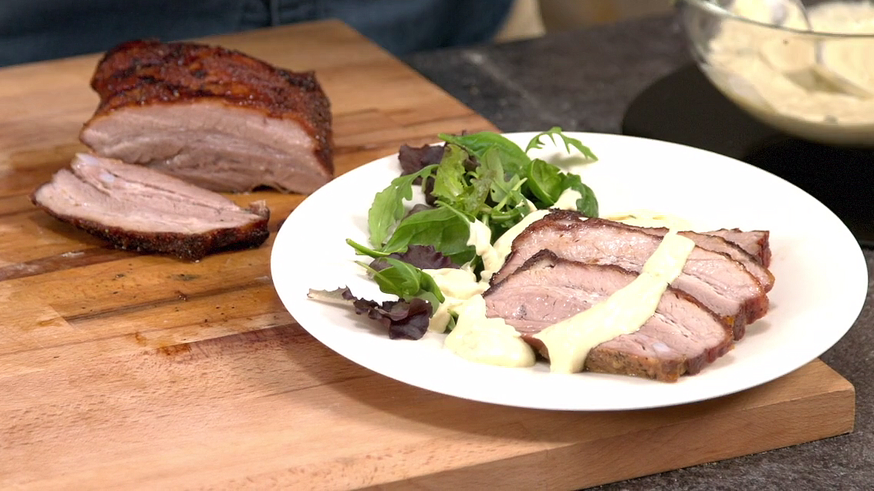 Paahdettu possunkylki