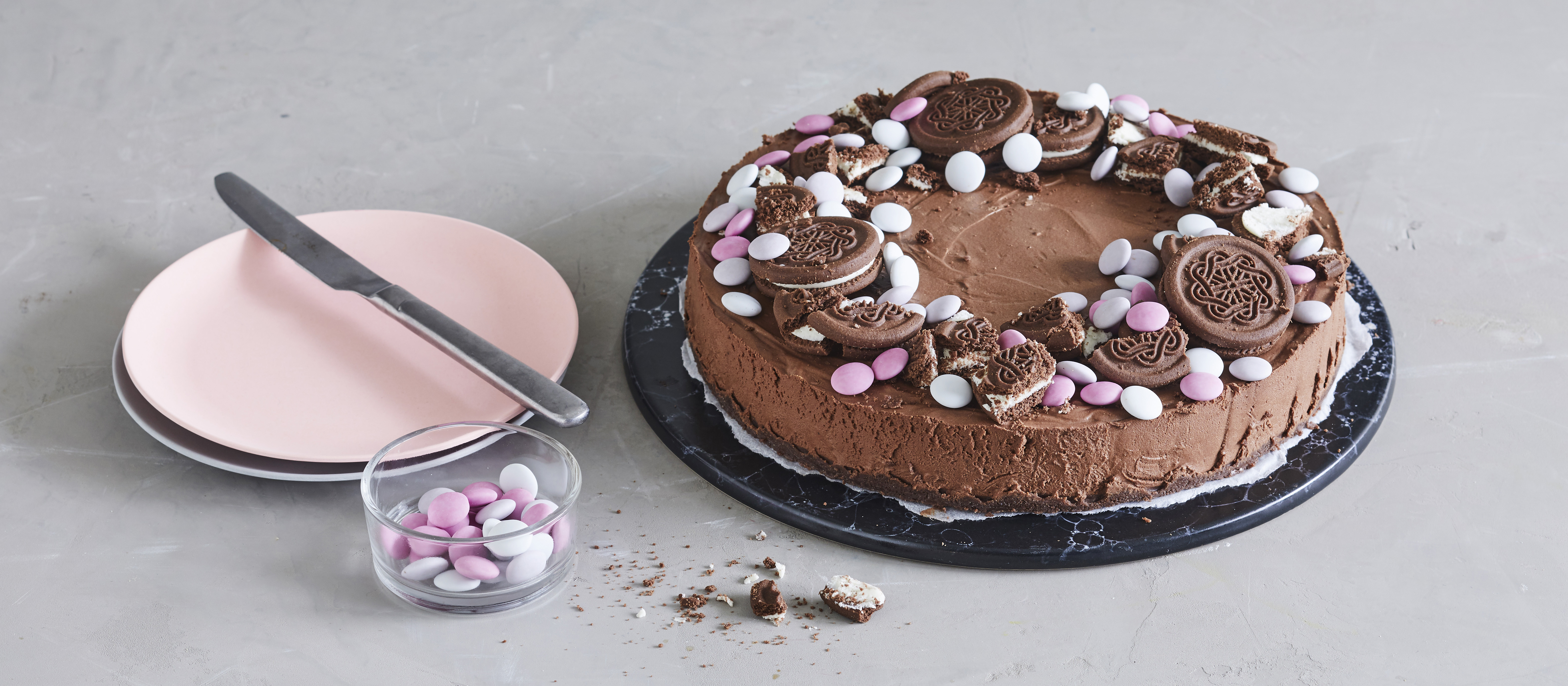 Minttu-suklaajuustokakku