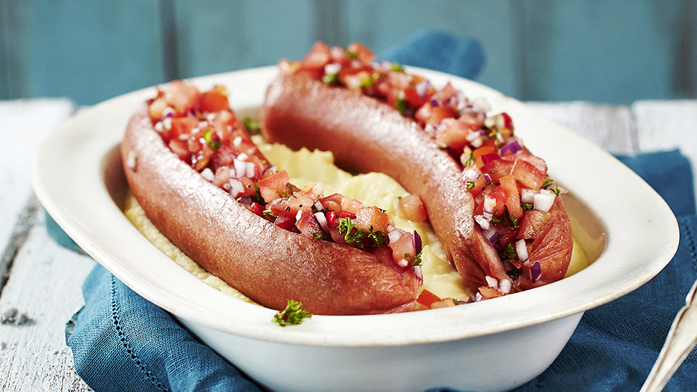 Uunimakkara ja tuoresalsa