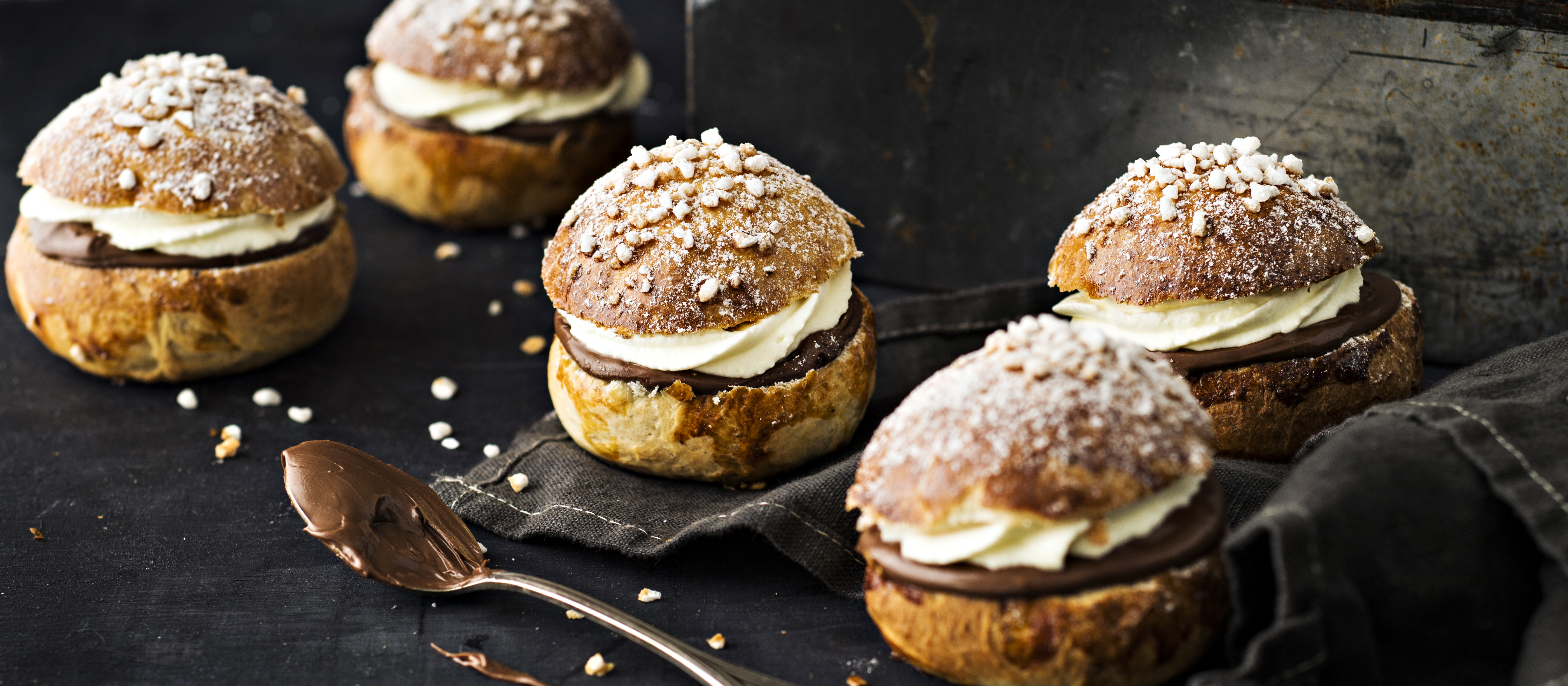 Nutella-laskiaispulla