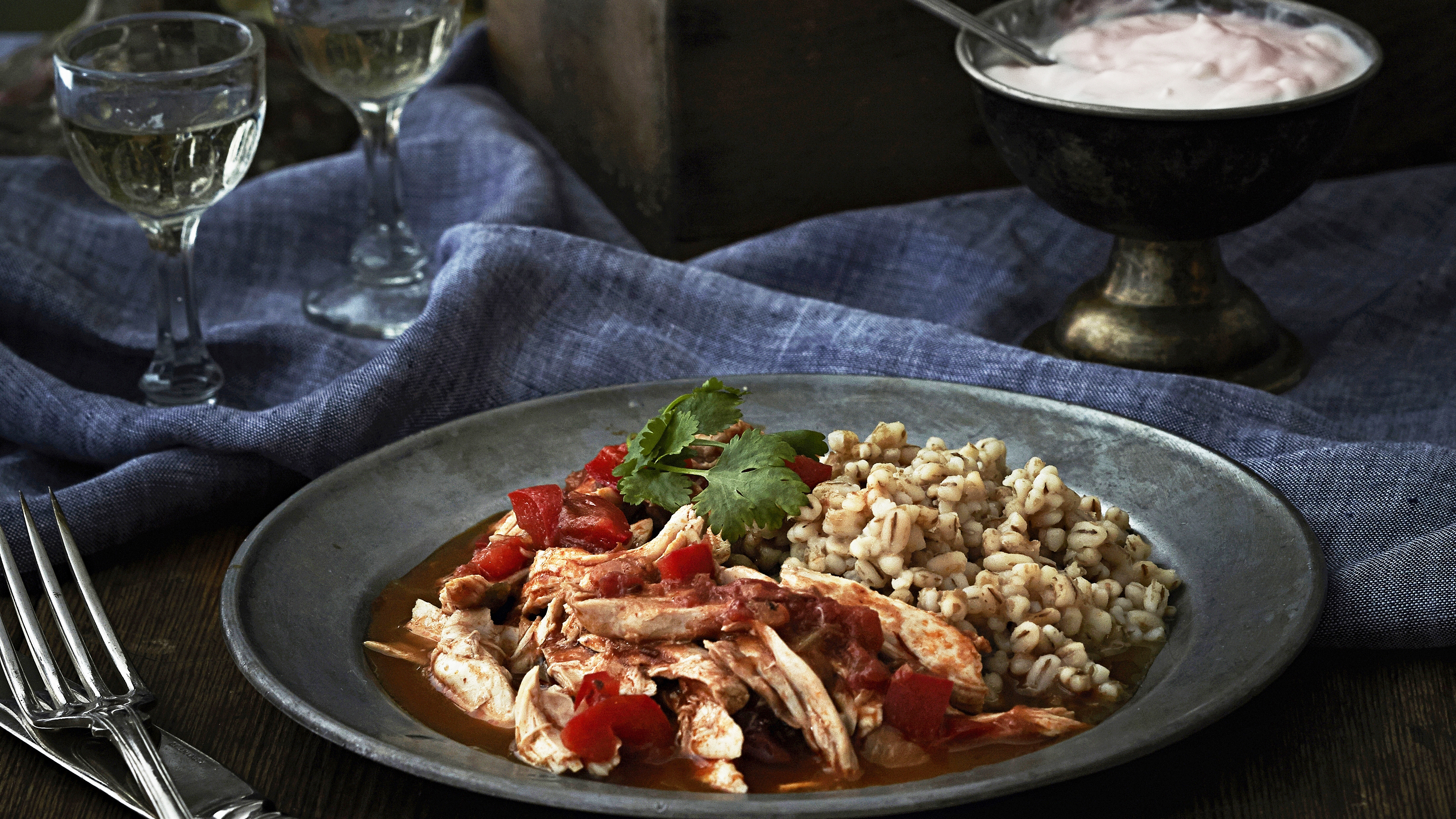  Pulled chicken eli nyhtökana 