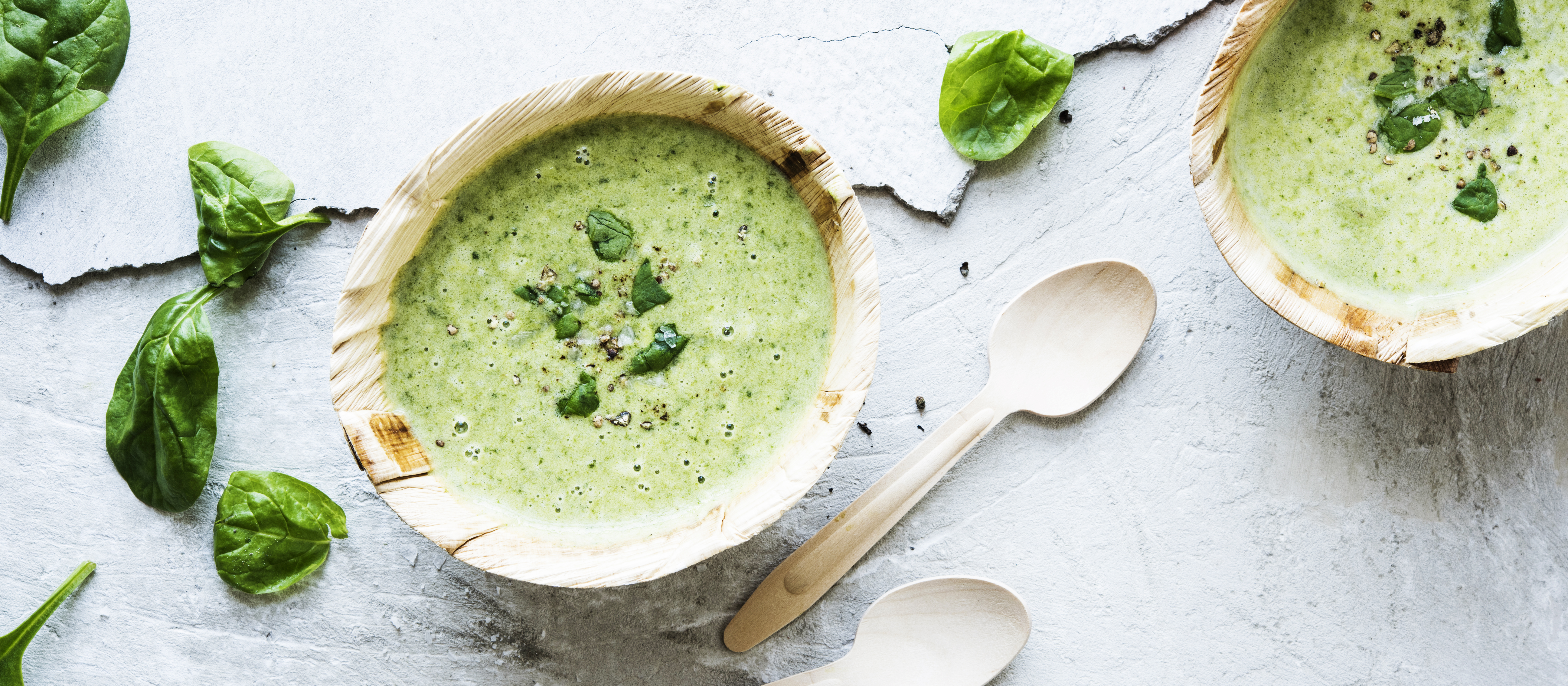 Vegaaninen pinaattikeitto