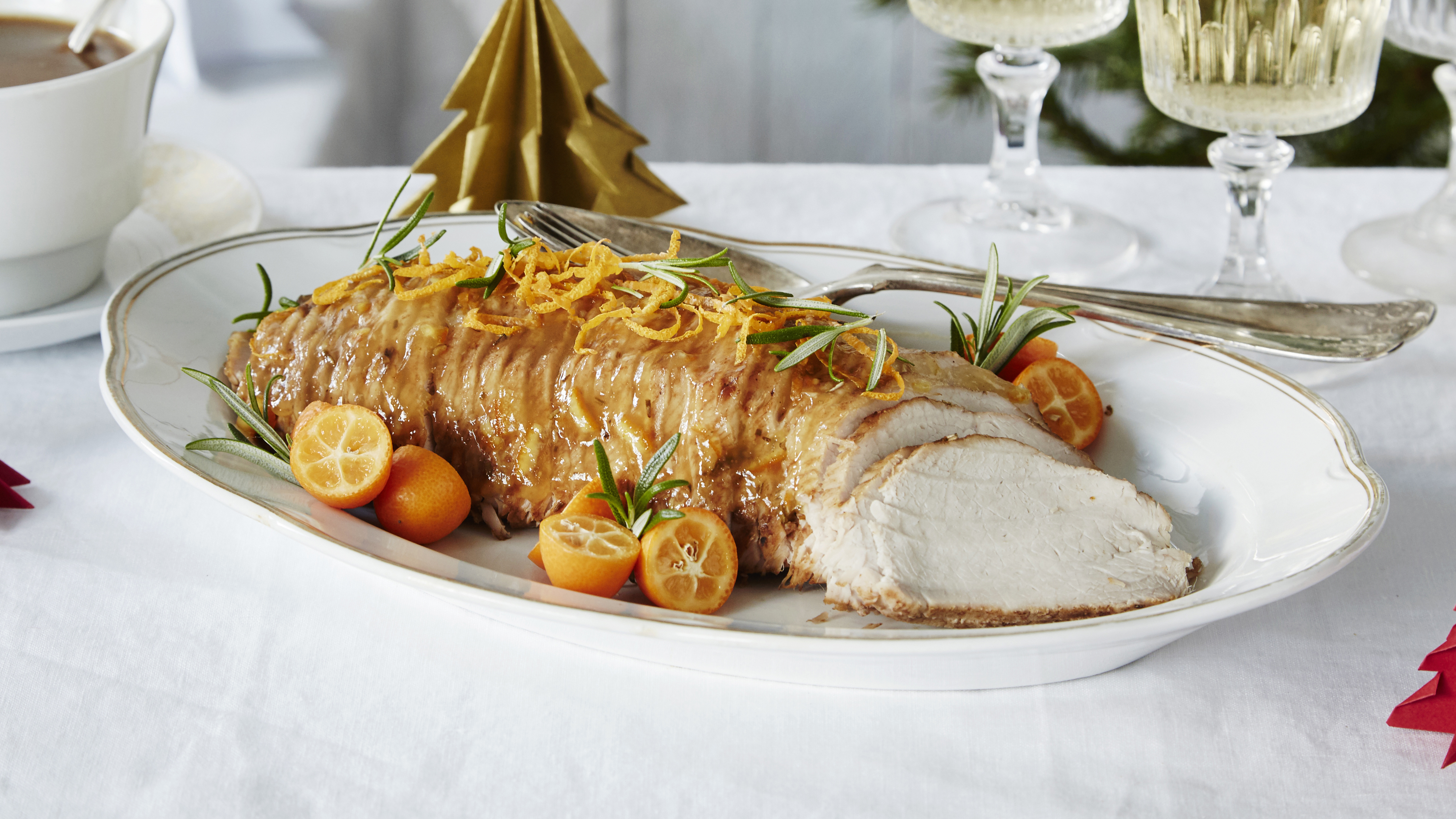 Appelsiinimarinoitu possunfilee