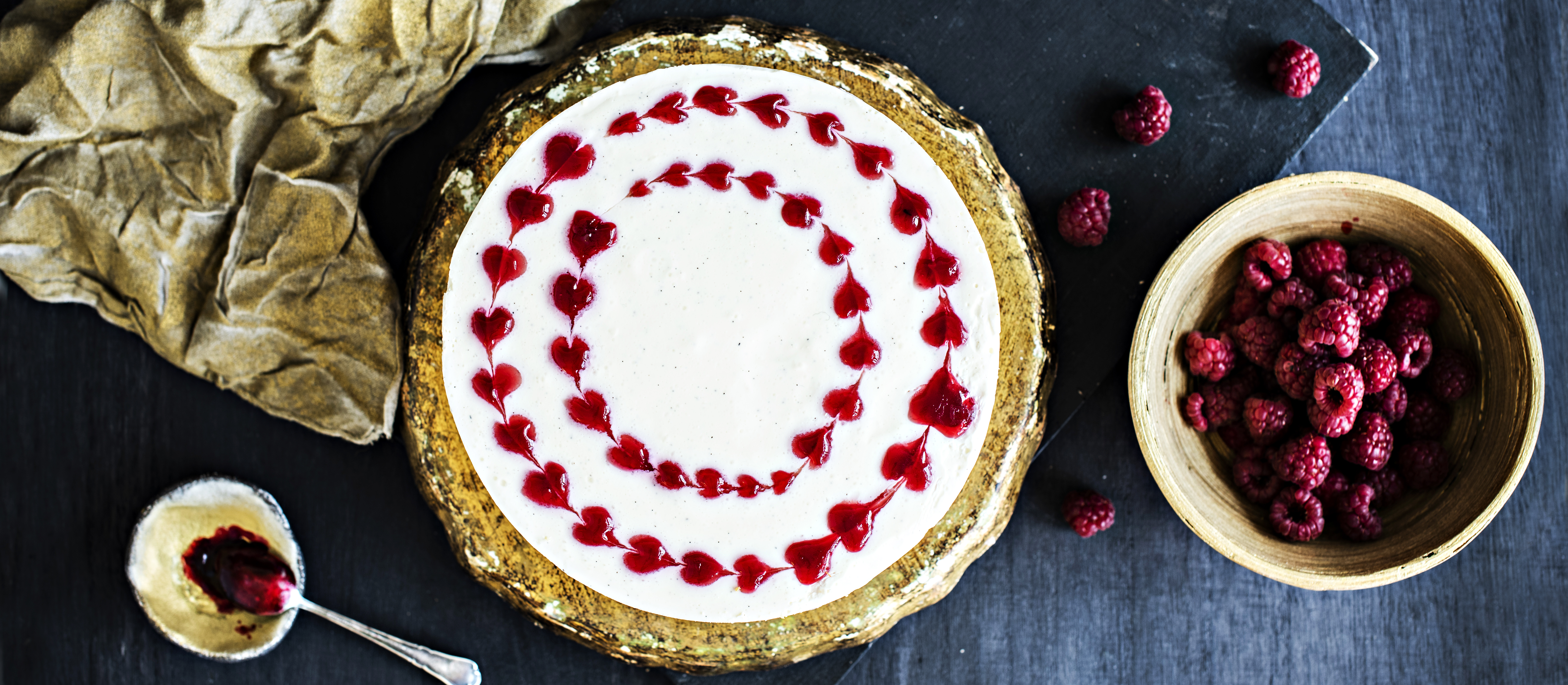 Ystävänpäivän juustokakku