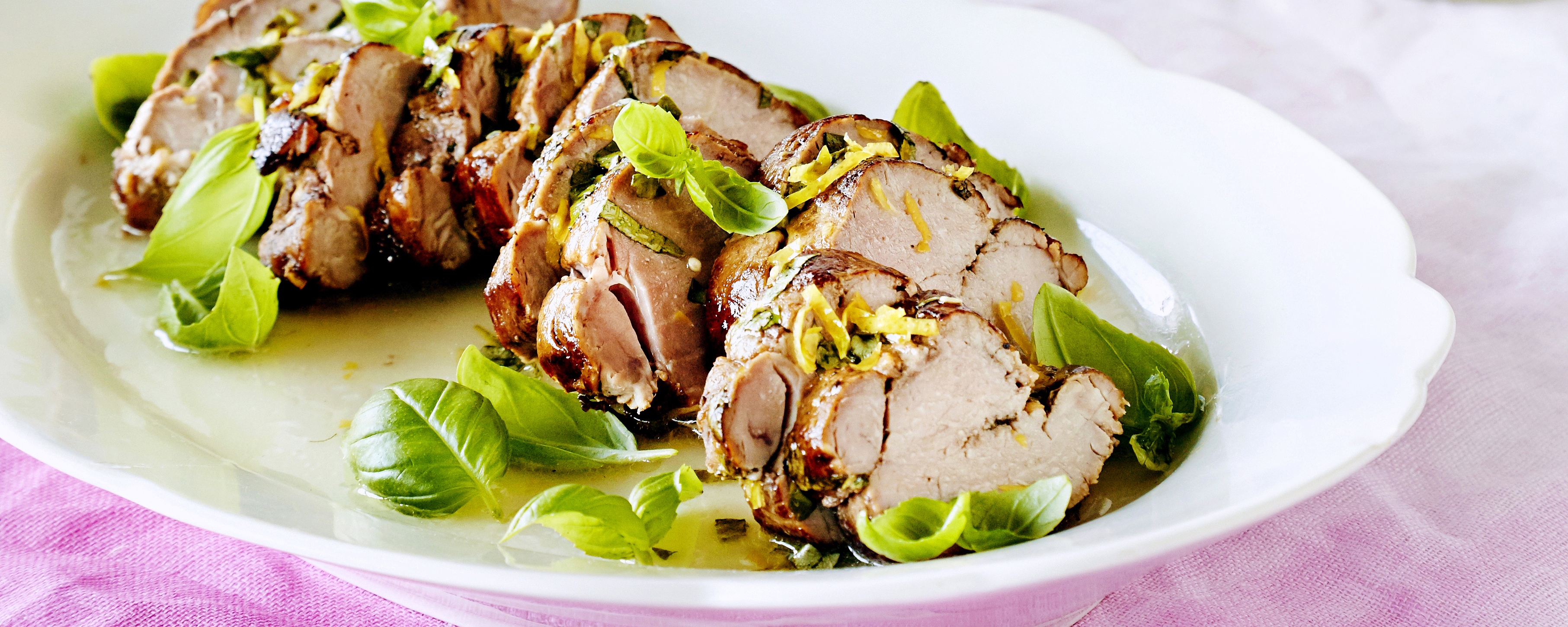 Sitruunamarinoitu porsaan sisäfilee