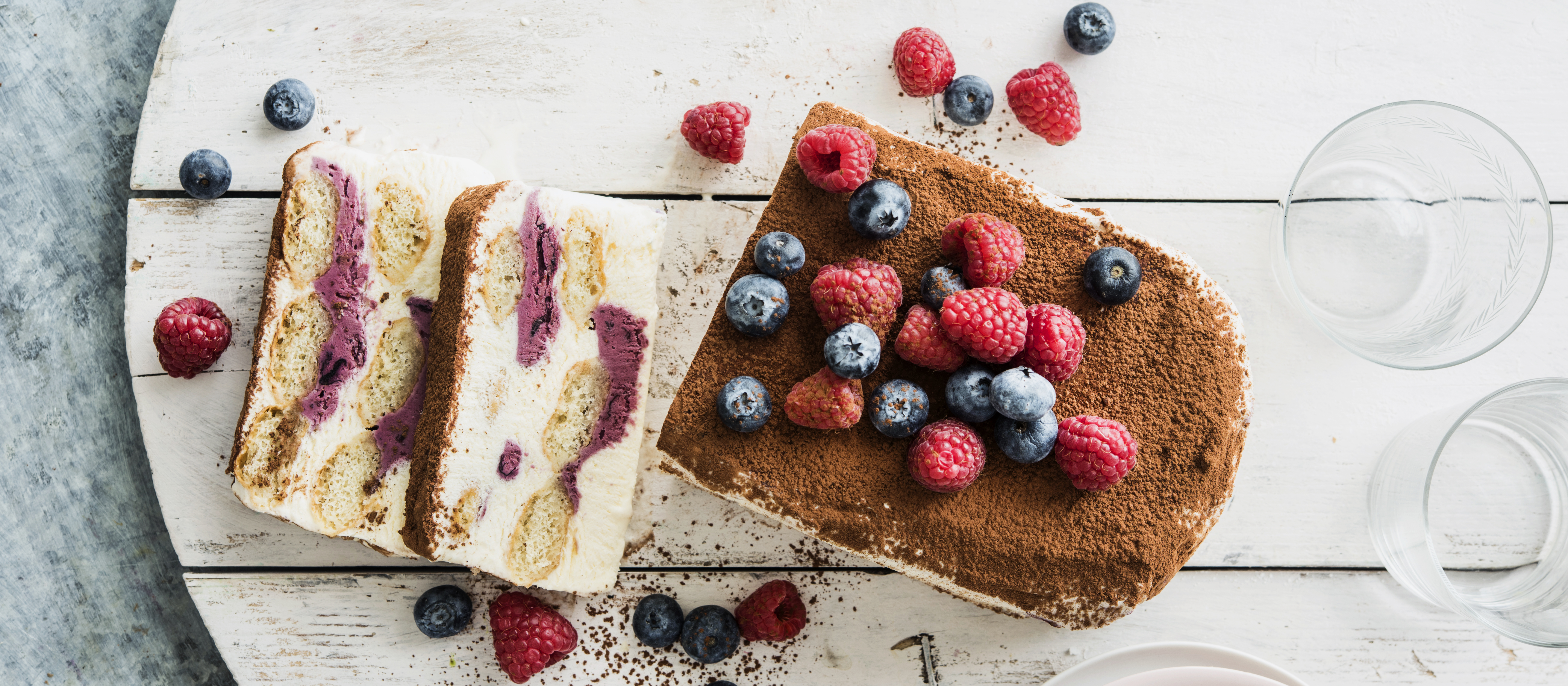 Jäädytetty kuningatartiramisu