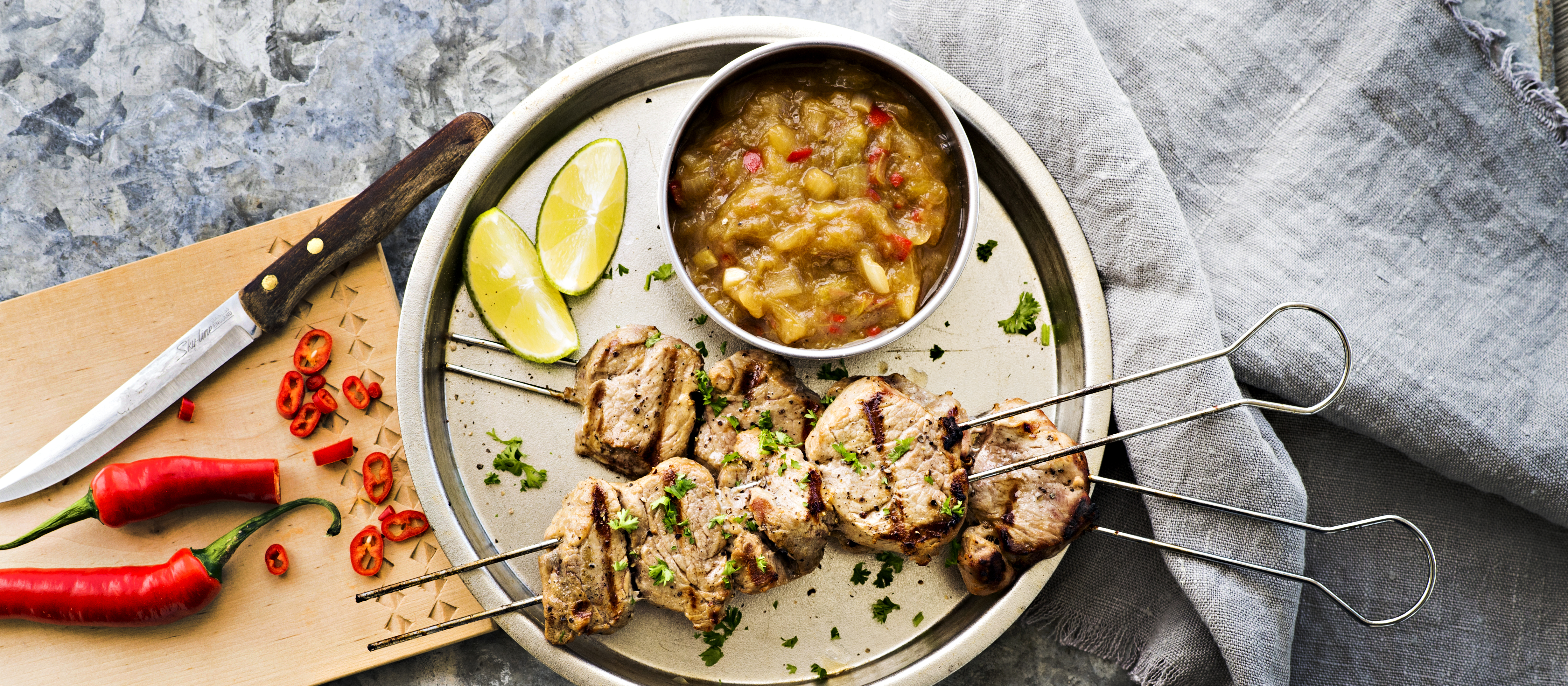 Possuvartaat ja raparperichutney