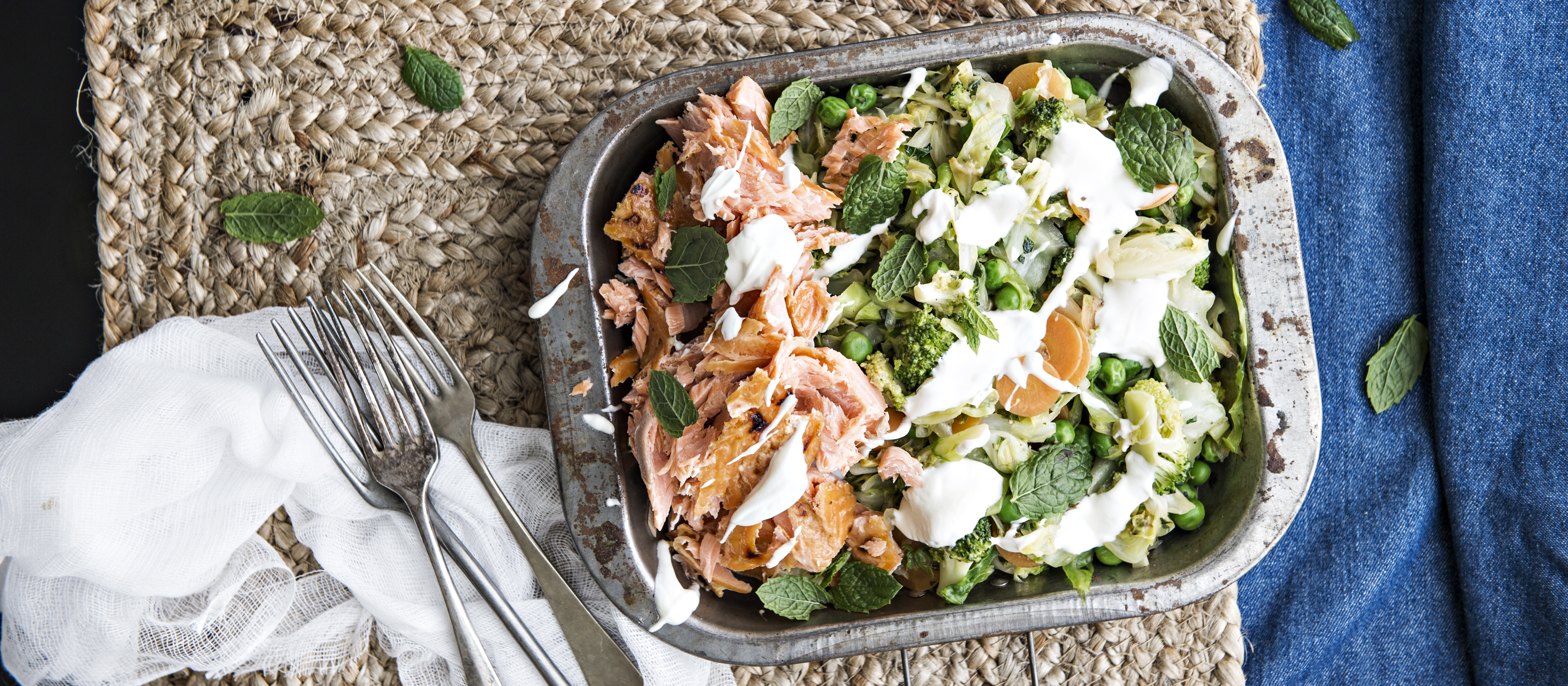 Kesäinen kaaliwokki ja loimulohi