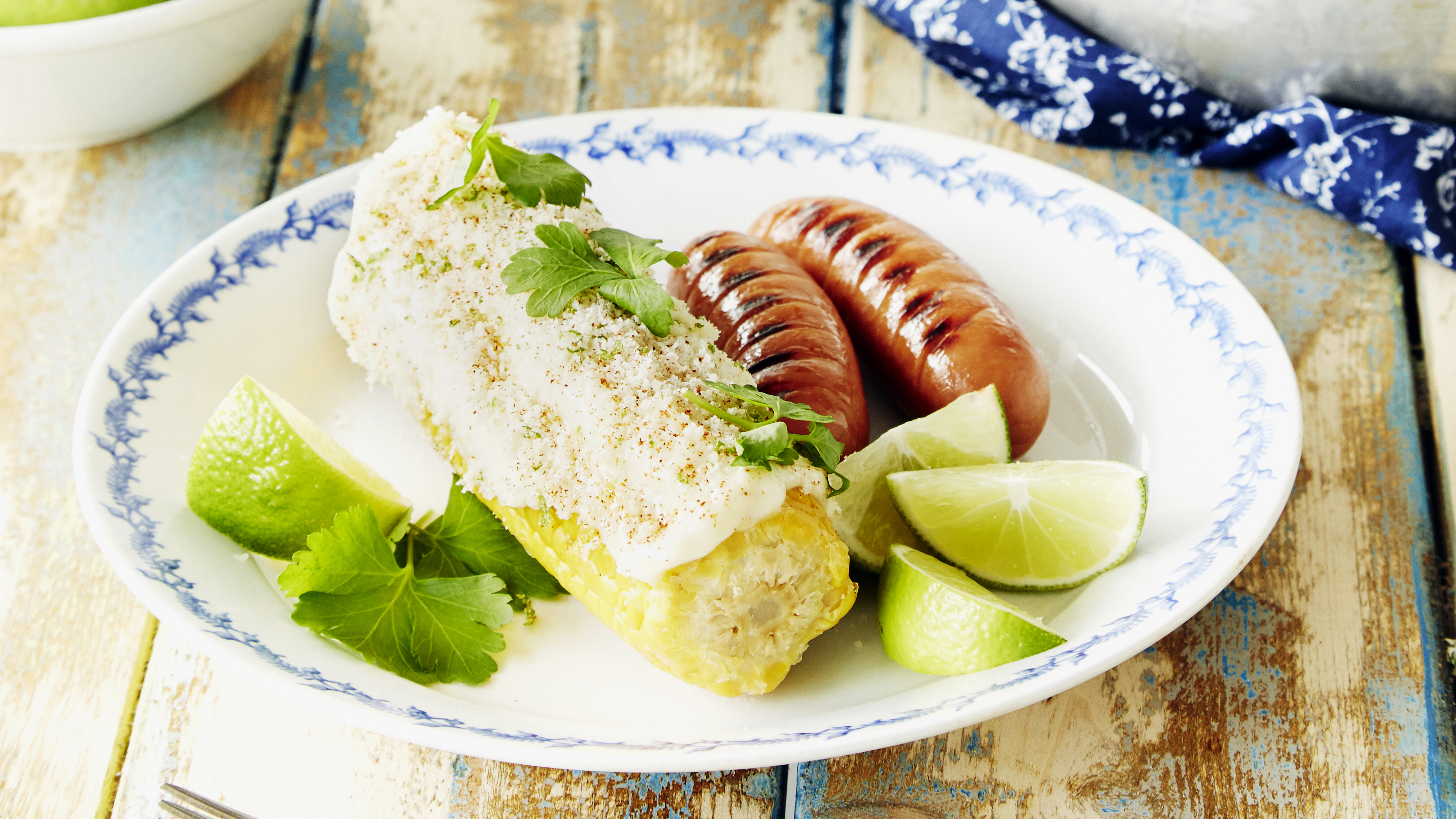 Juustokuorrutetut maissit