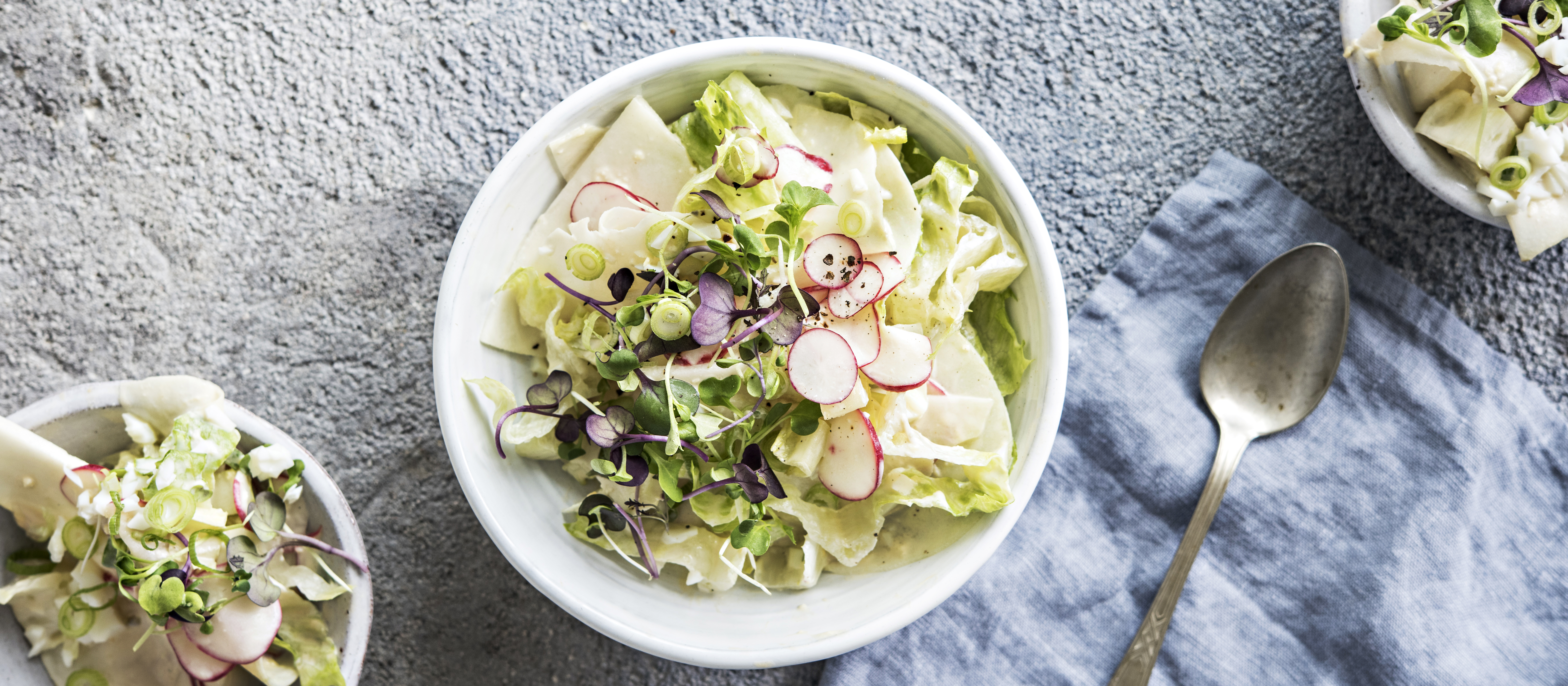 Kyssäkaali-munasalaatti