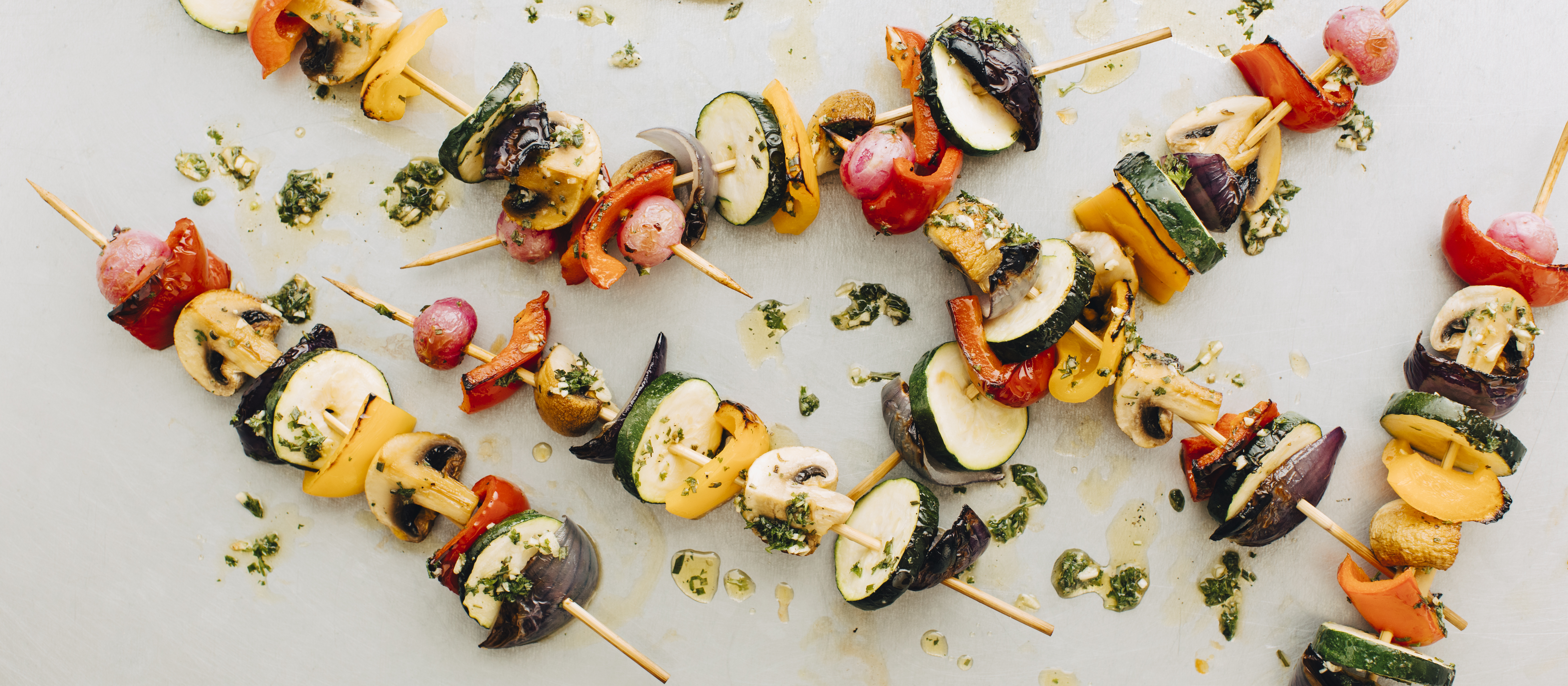 Kasvisvartaat grillissä