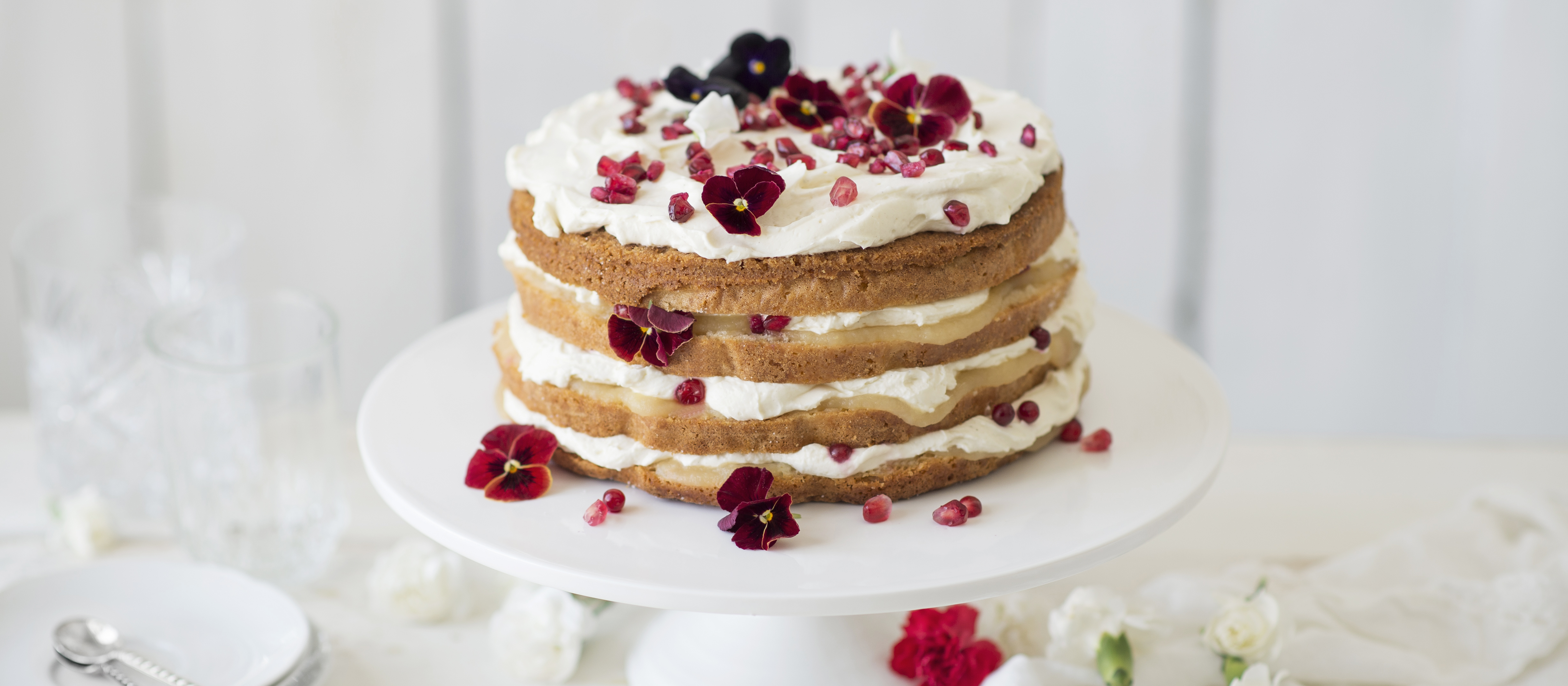 Omena-vanilja naked cake