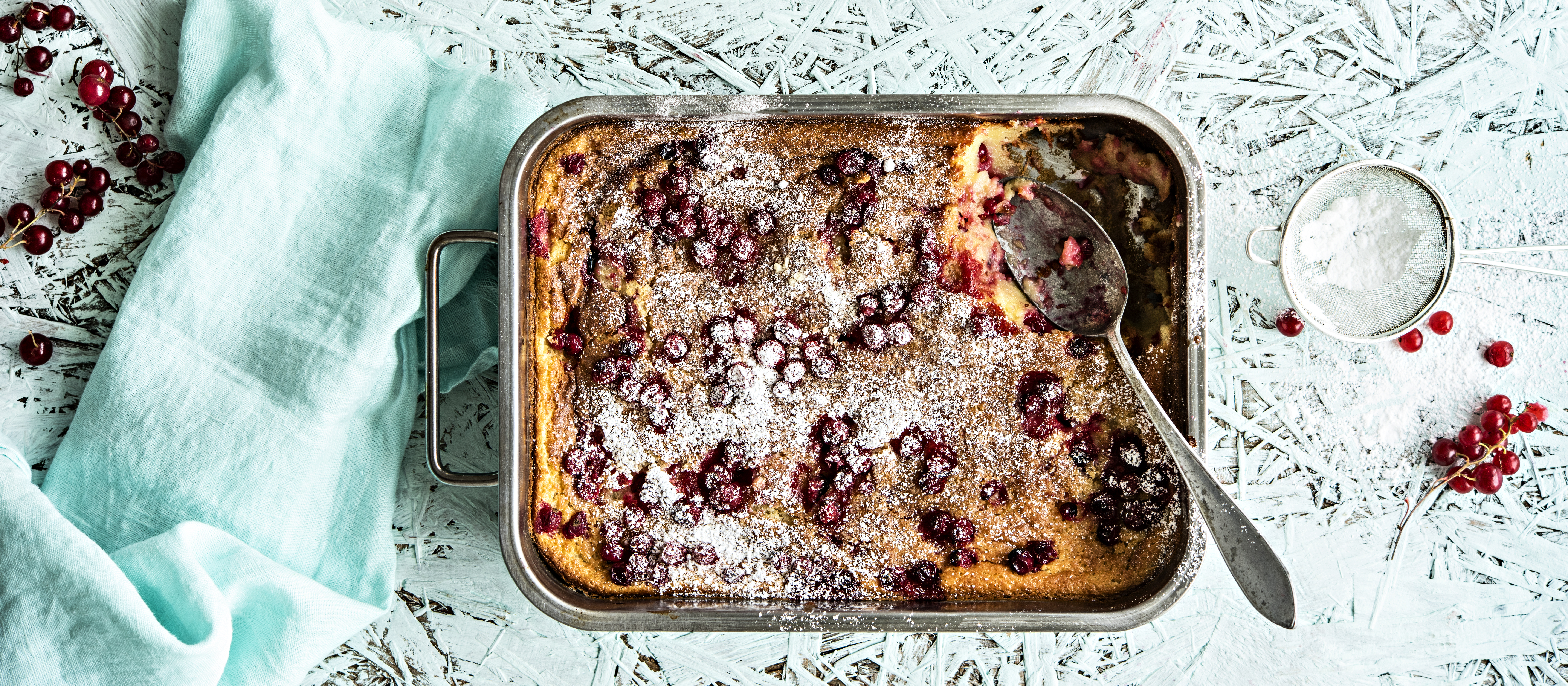 Punaherukka-clafoutis