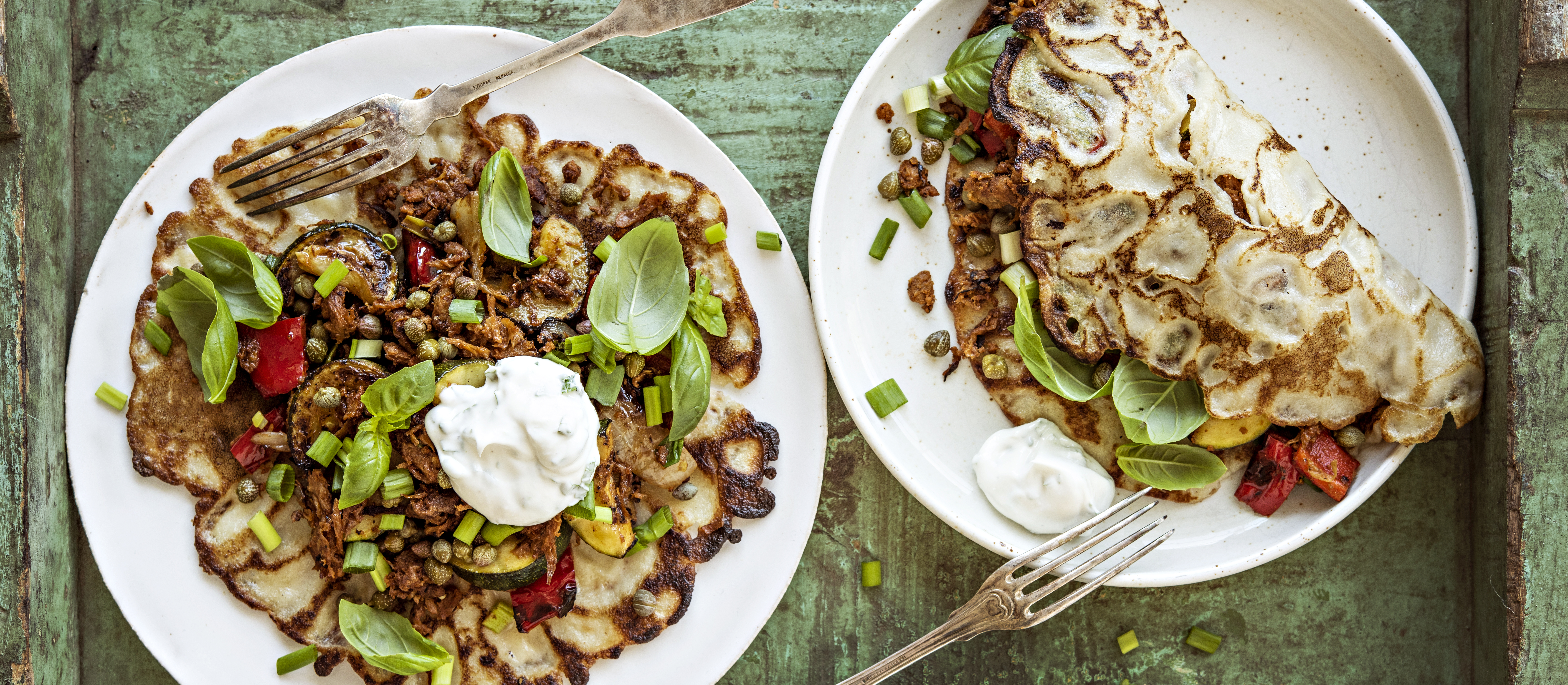 Vegaaniset letut nyhtökauratäytteellä Reseptit KRuoka