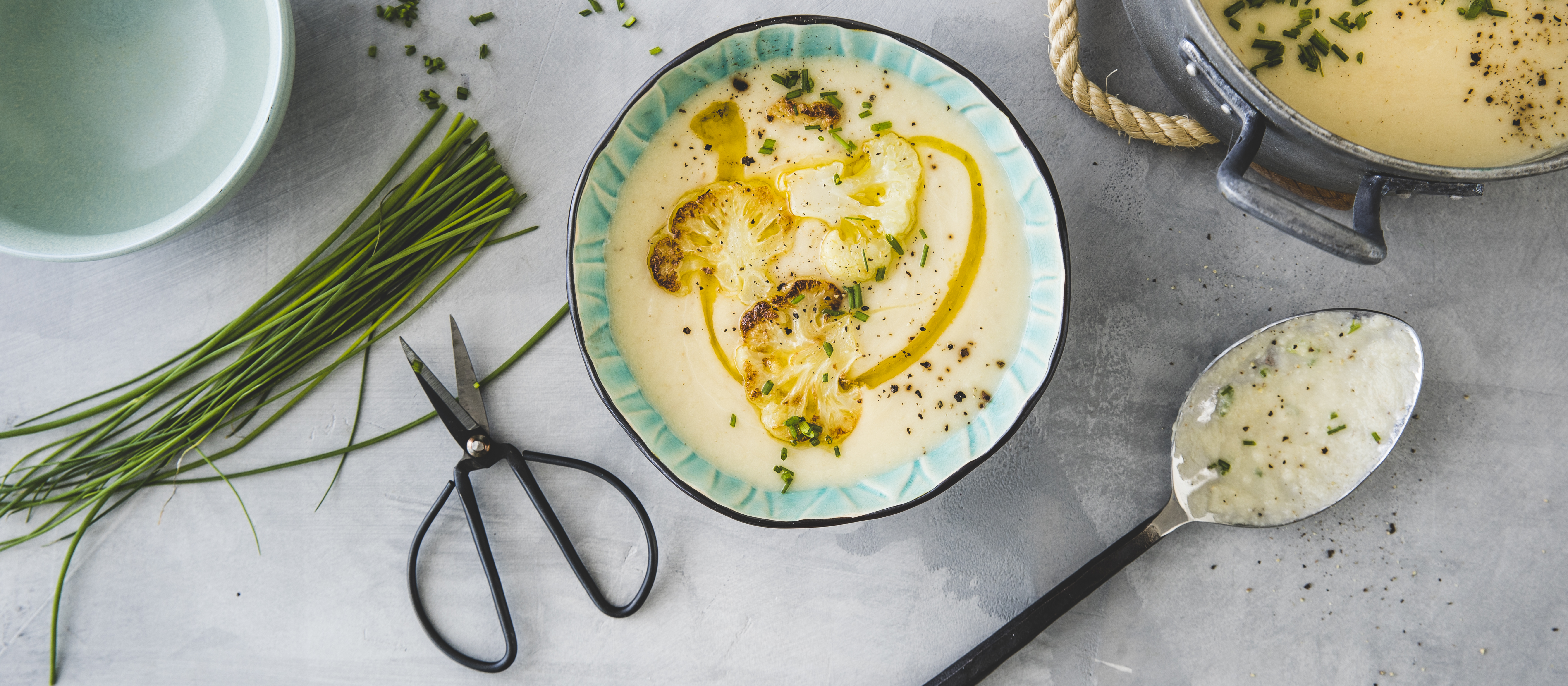 Paahdettu kukkakaalikeitto