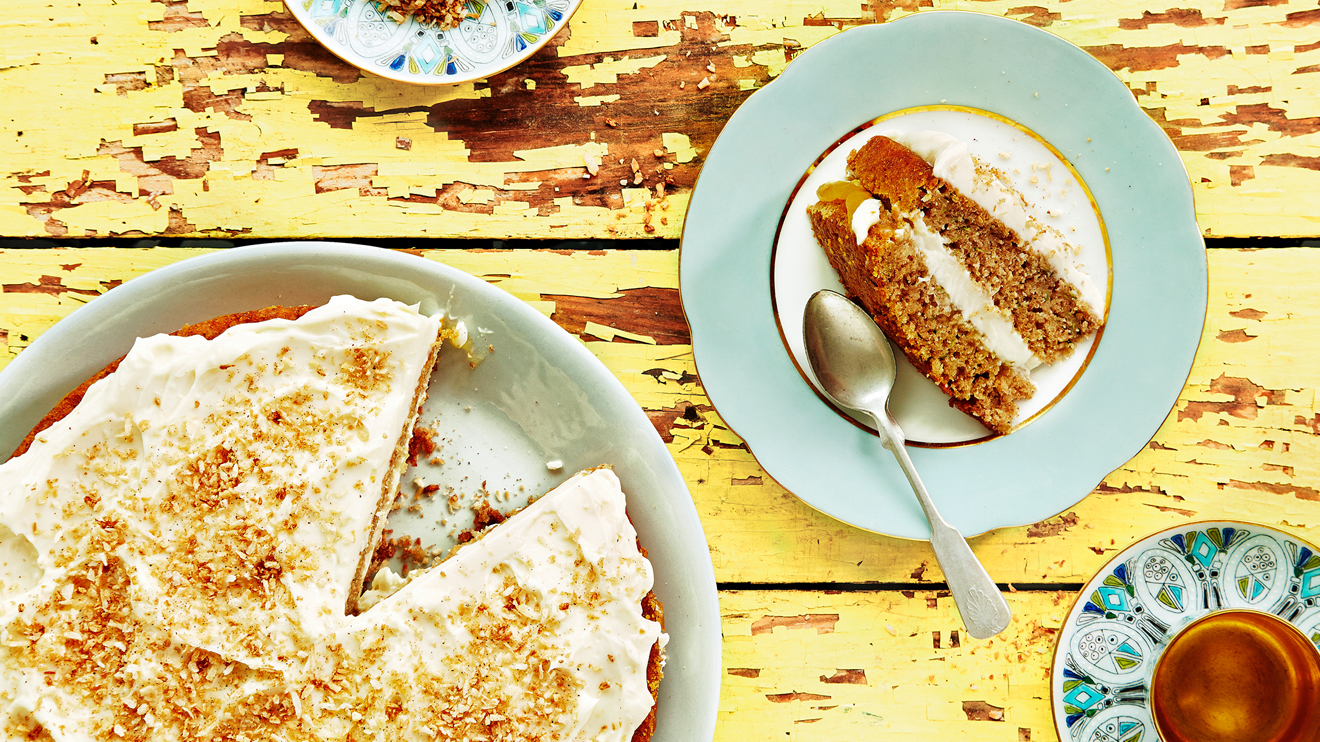 Mehevä kesäkurpitsakakku