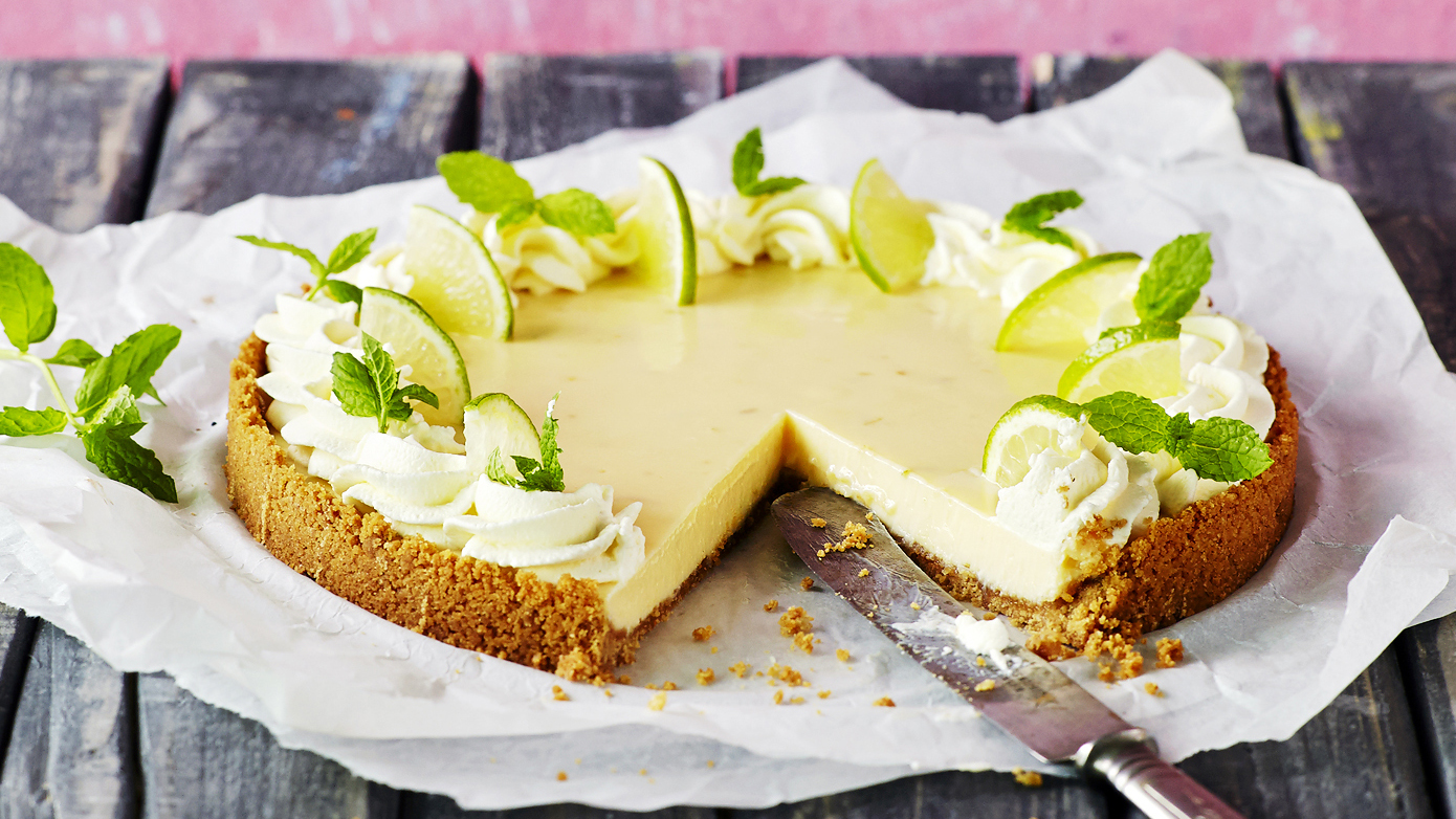 Key lime pie eli limettipiirakka