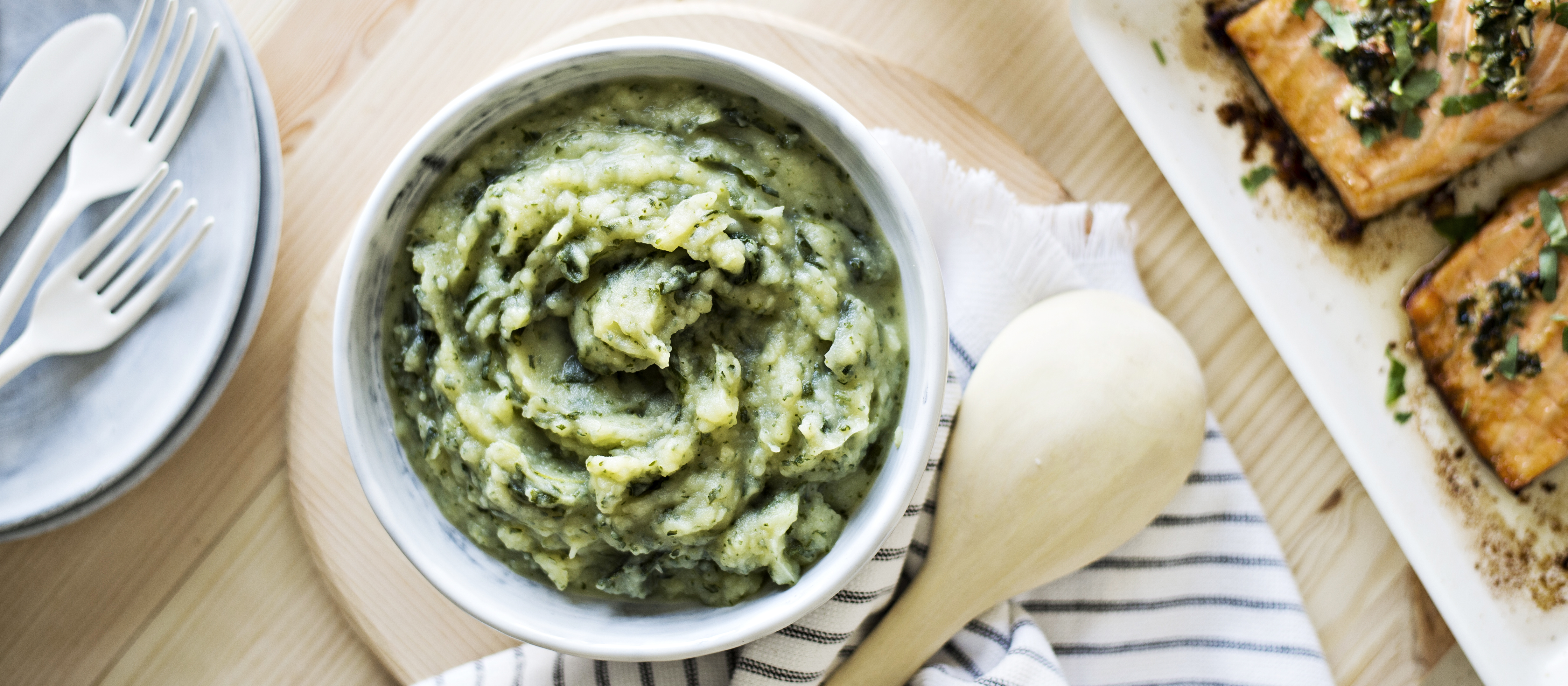 Lehtikaali-perunamuusi