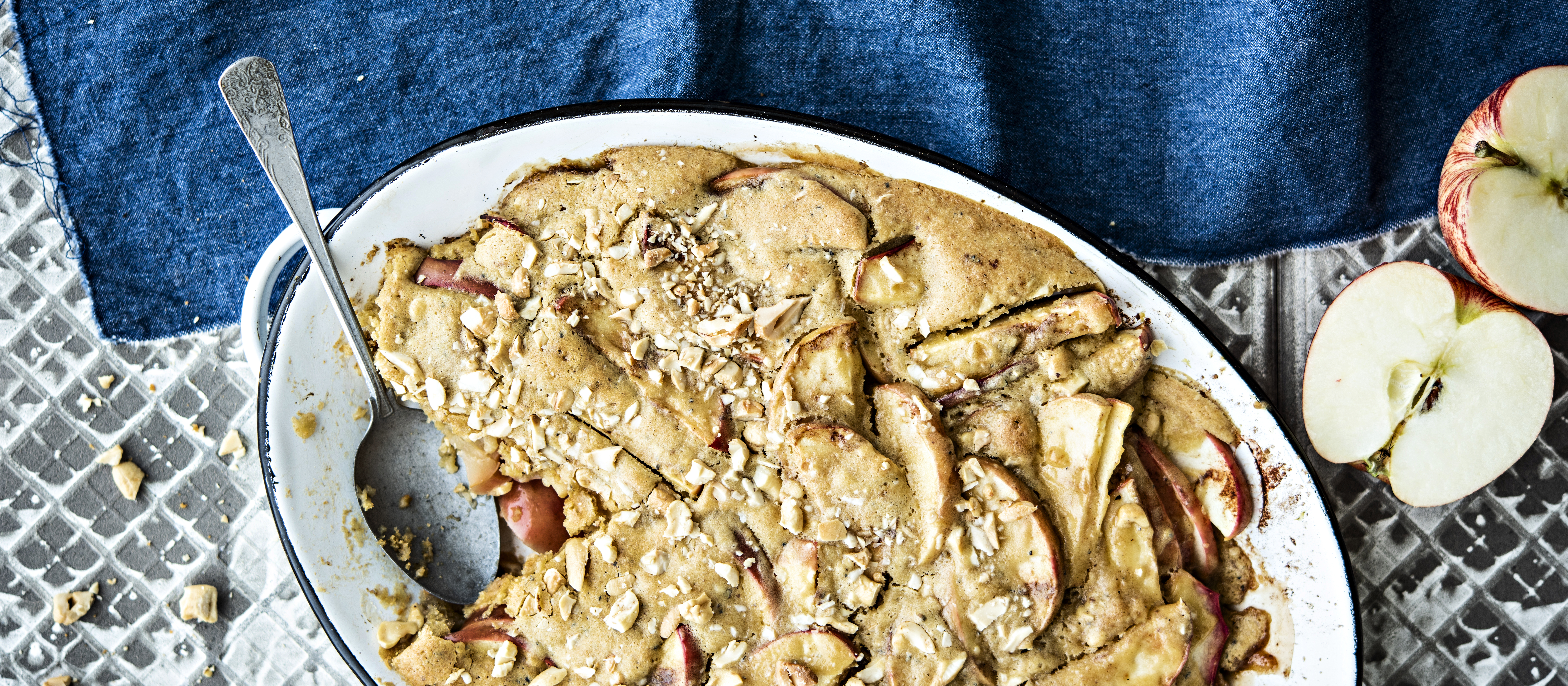 Suolacashew-omenapaistos