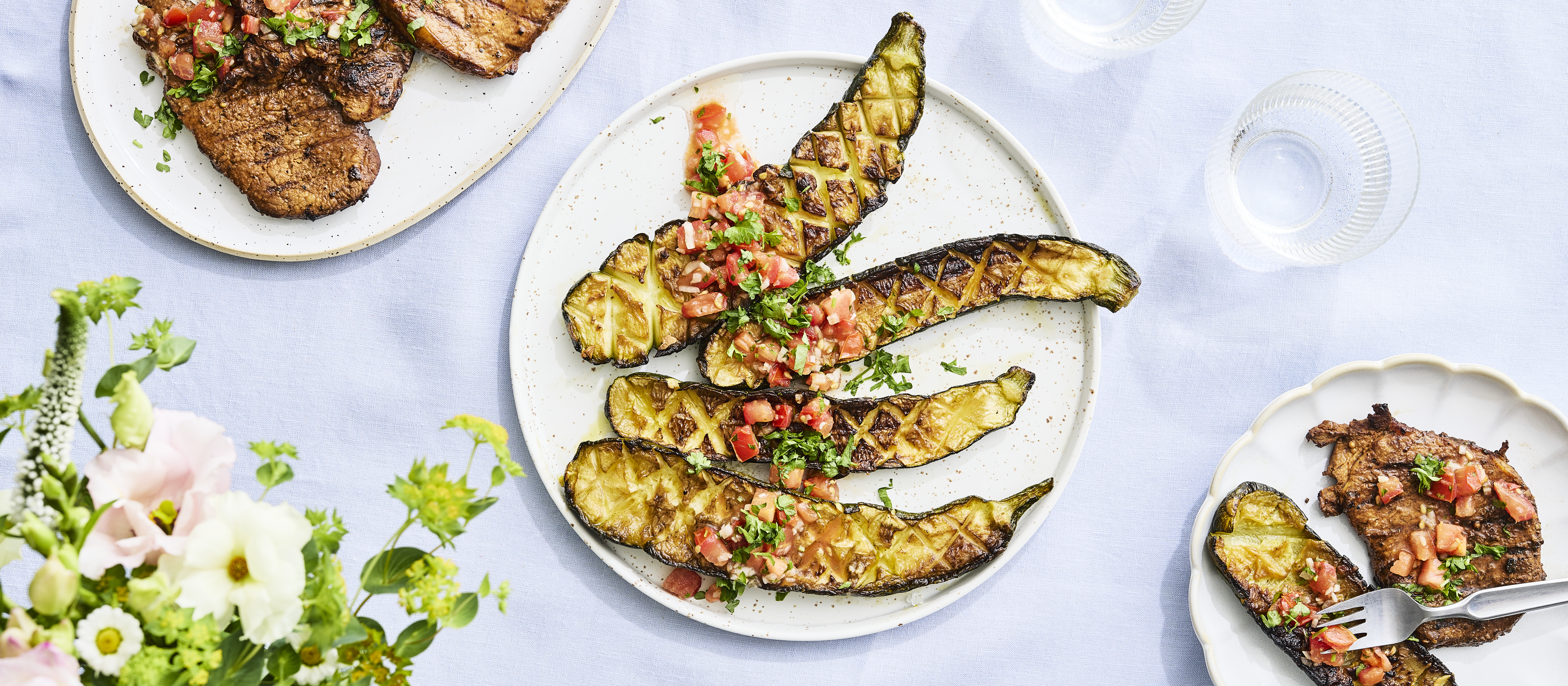 Paahdettu kesäkurpitsa