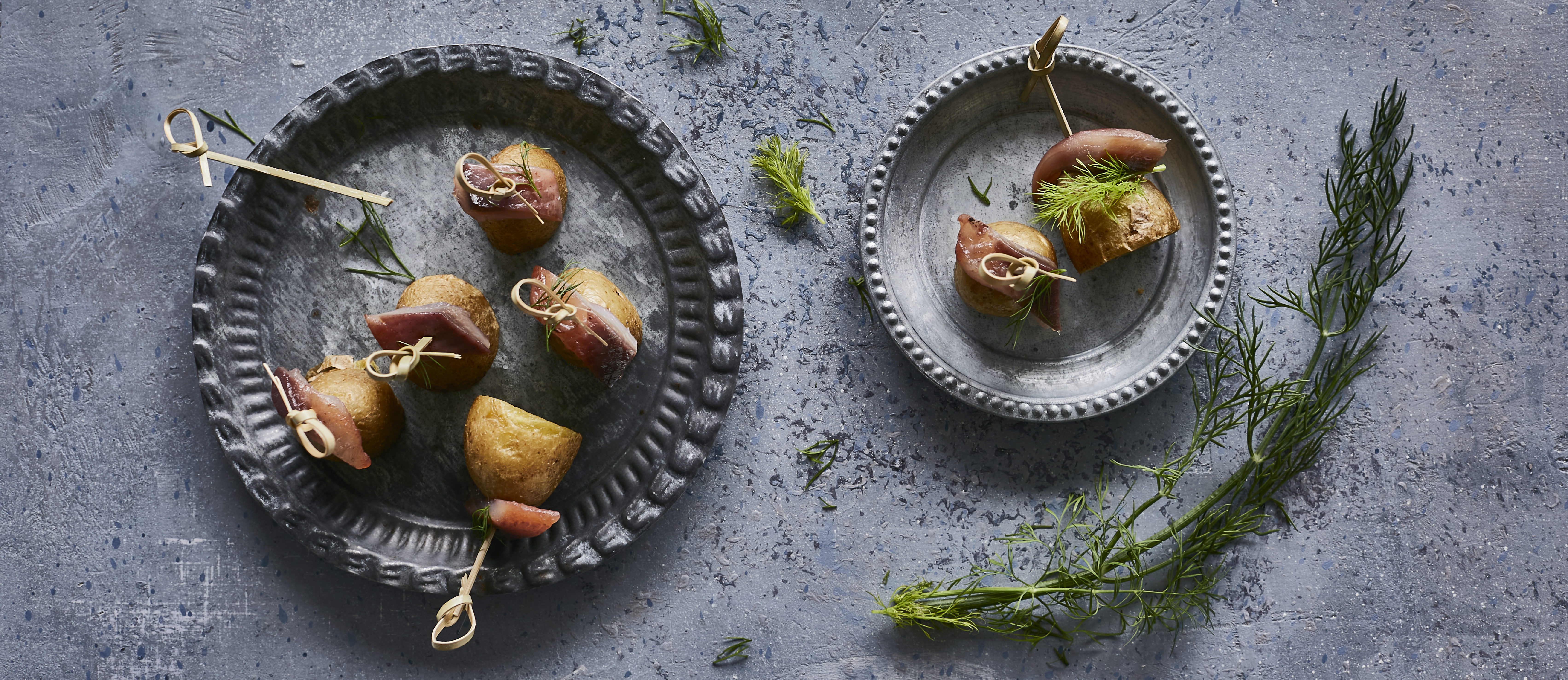 Paahdetut puikulat ja silli