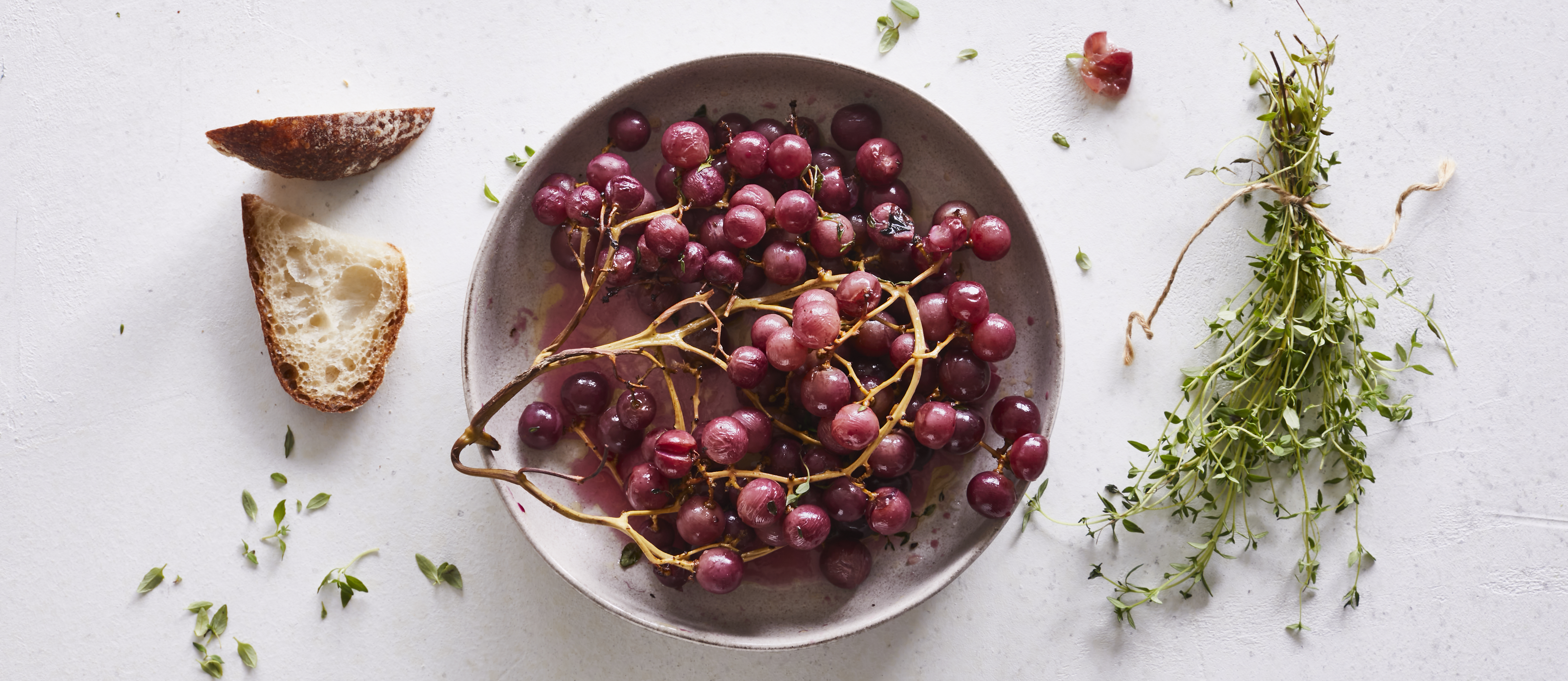 Paahdetut viinirypäleet