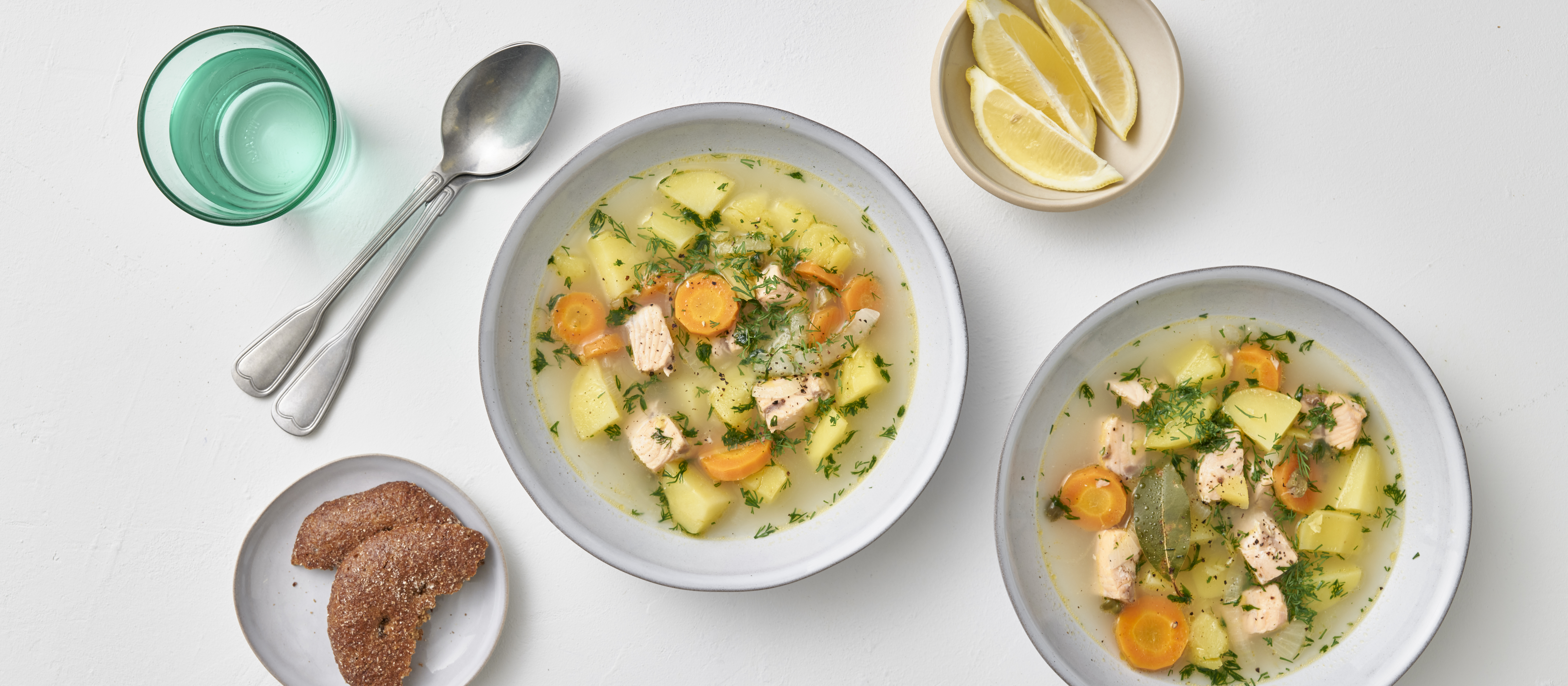 Sitruunainen lohikeitto