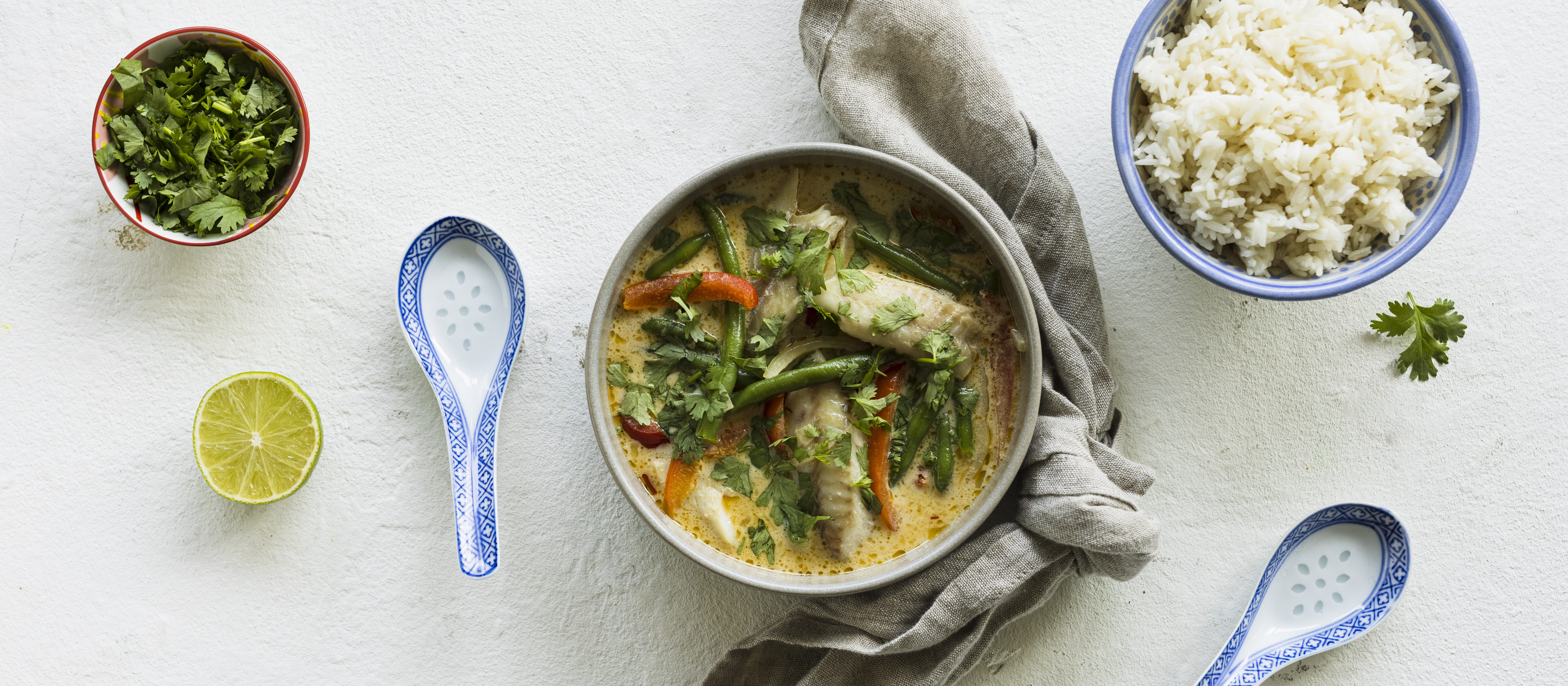 Thaimaalainen kalacurry