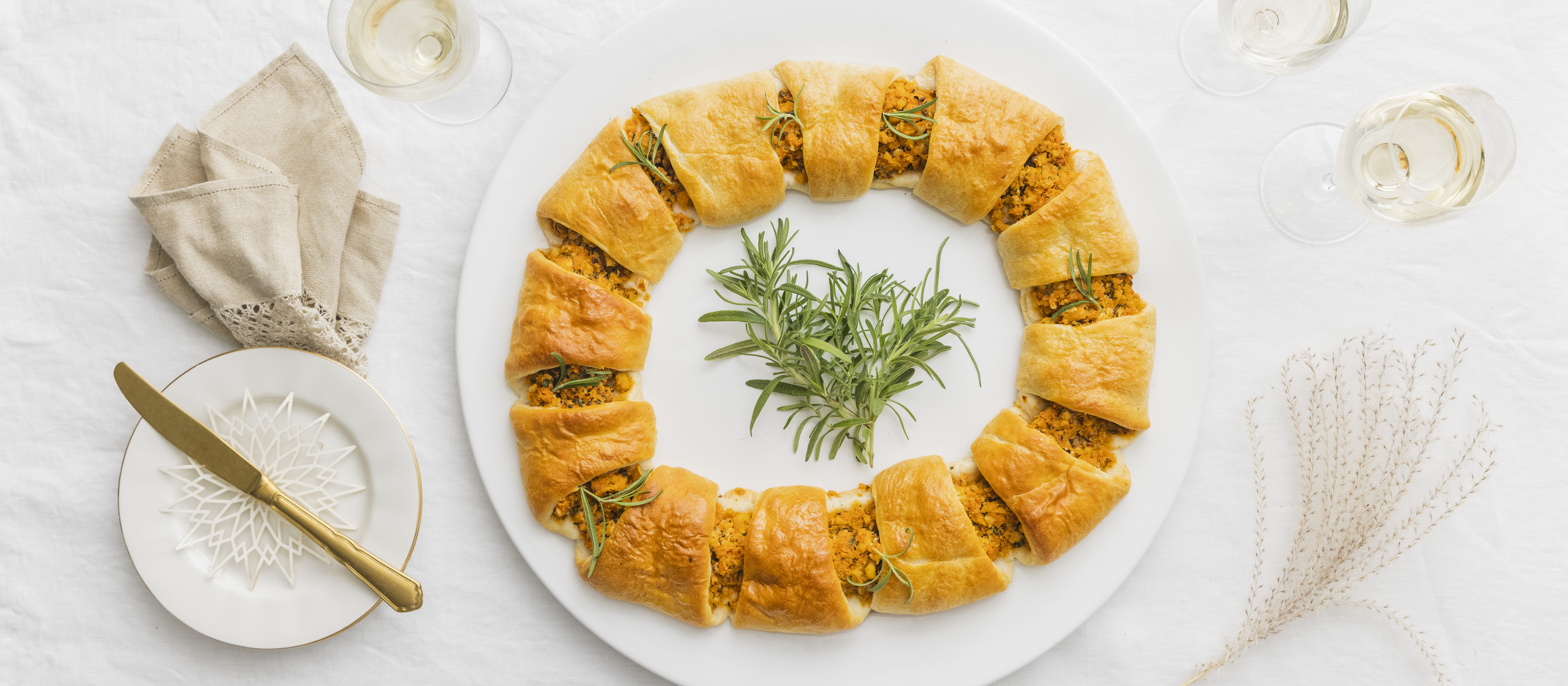 Vegaaninen joulukranssi